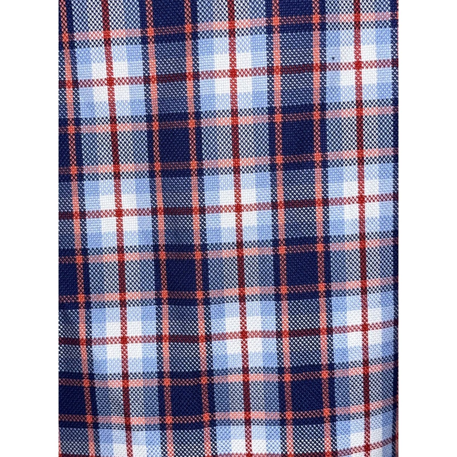 David Donahue David Donahue Shirt Mens M Plaid Twill Button-Up Collared Long Sleeve Multicolor Logo Casual Formal Workwear Size US M / EU 48-50 / 2 - 7 Thumbnail
