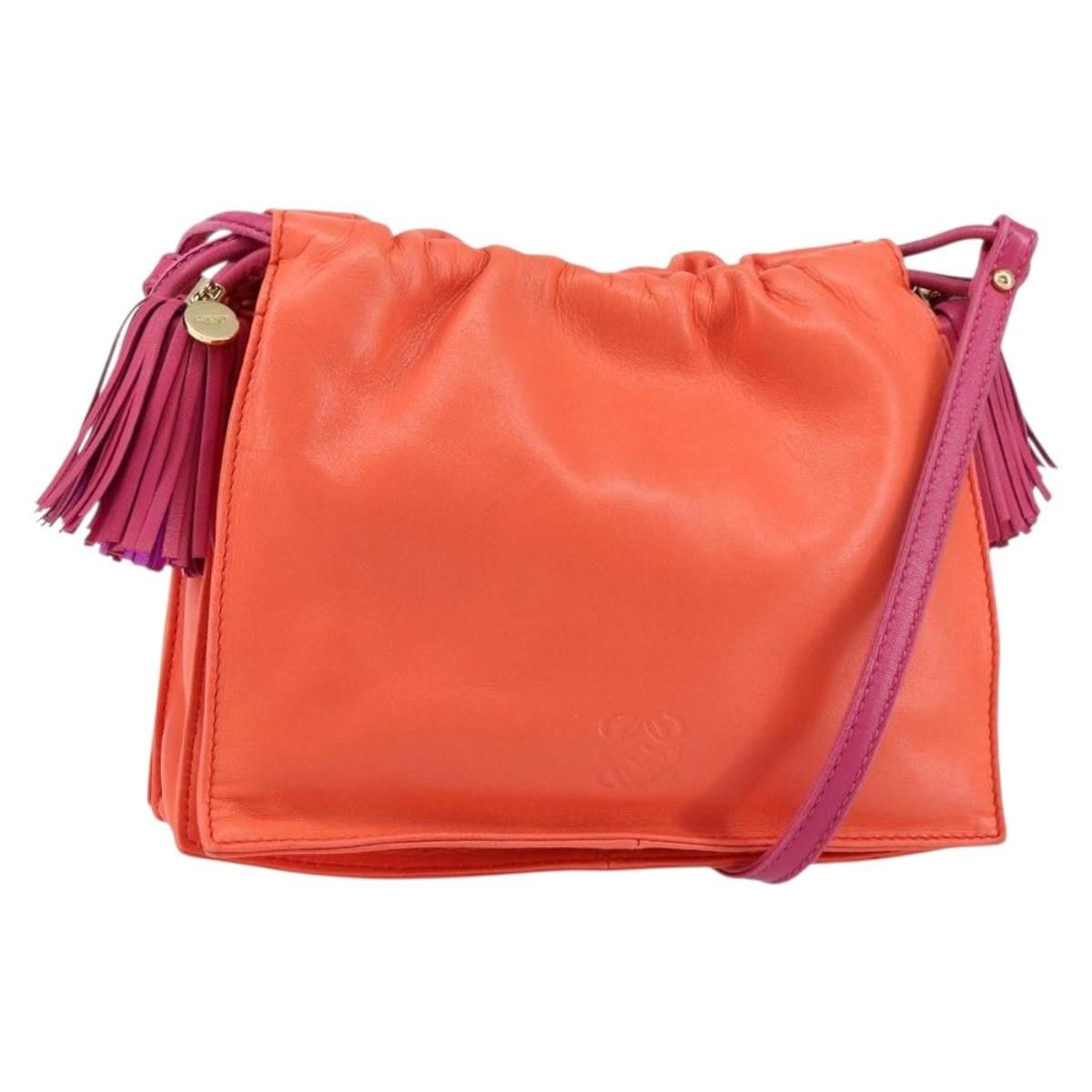 Loewe Loewe Flamenco Crossbody Bag Leather Size ONE SIZE - 1 Thumbnail