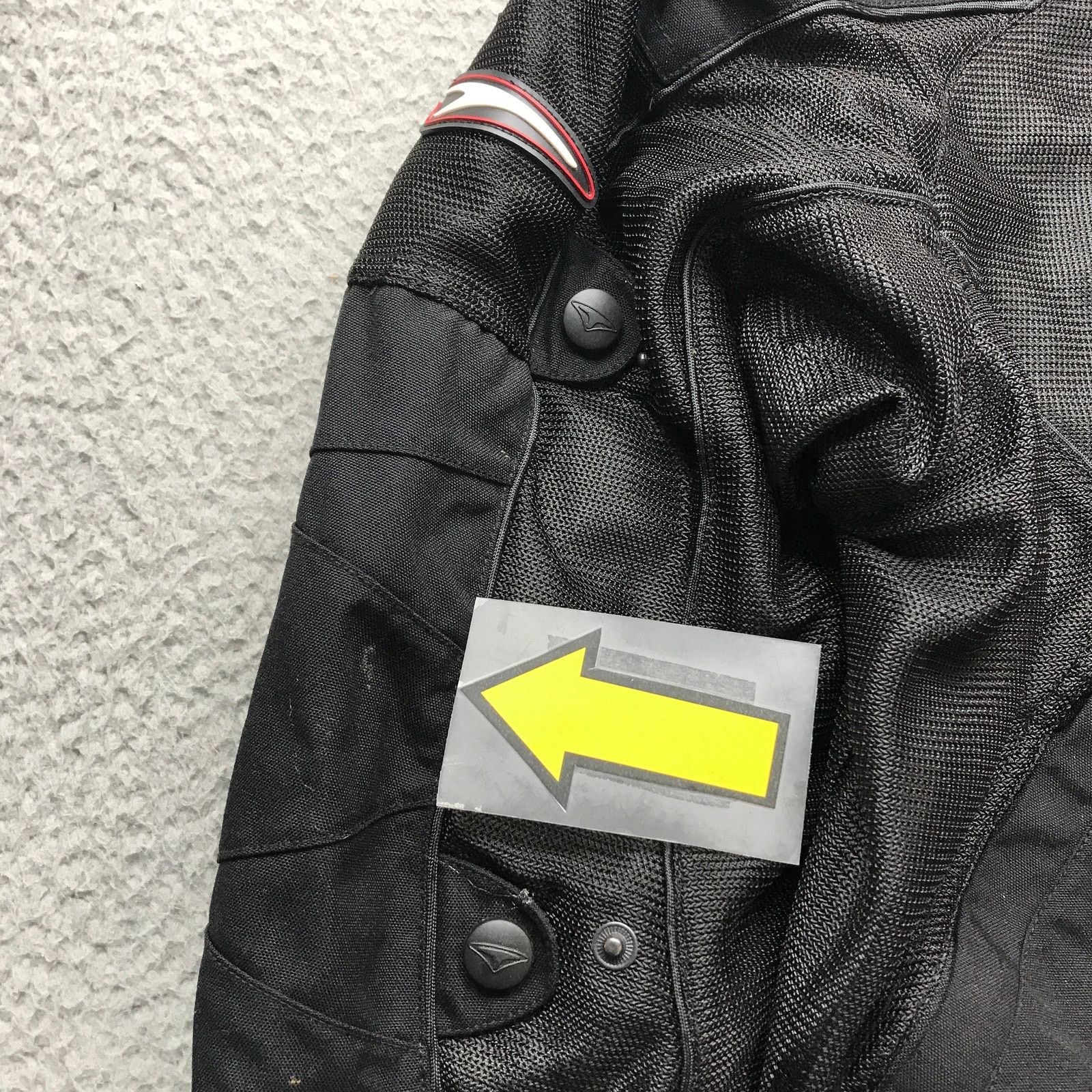 Other Teknic Mesh Lined Motorcycle Jacket Mens 46/56 XL Logo Black Size US XL / EU 56 / 4 - 12 Thumbnail