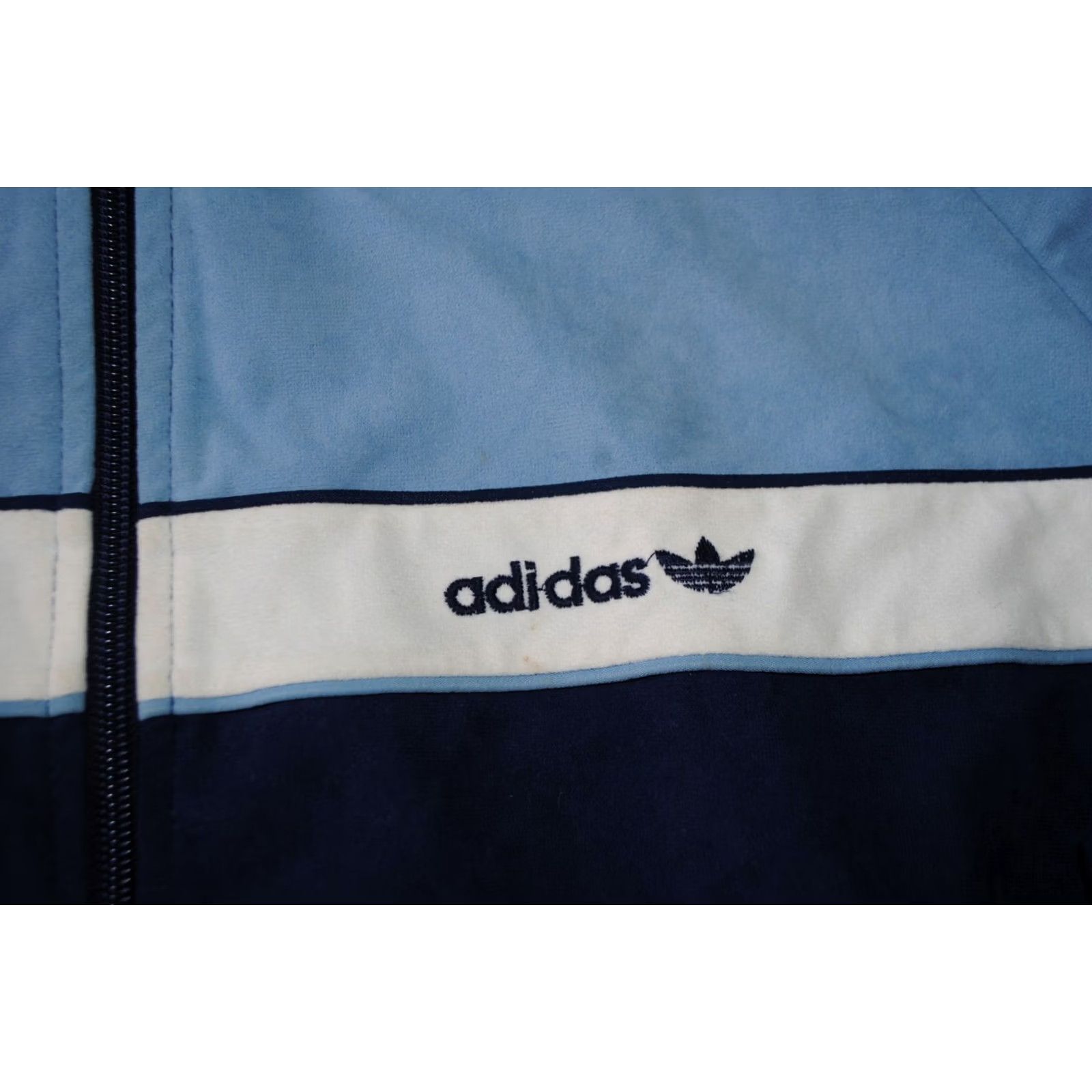 Adidas VINTAGE ADIDAS TRACK TOP JACKET NAVY/BLUE WEST GERMANY 1980'S TRIACETAT SIZE XS AdiDas Track Top Jacket XS Mens Navy Blue Vintage 80s Size US XS / EU 42 / 0 - 2 Thumbnail