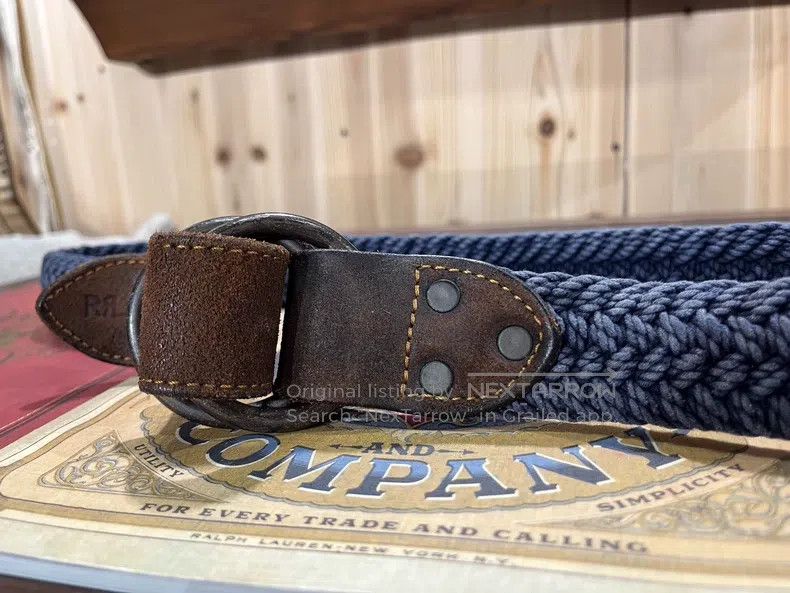 RRL Ralph Lauren RRL Ralph Lauren Leather and Weaving Belt Size ONE SIZE - 3 Thumbnail