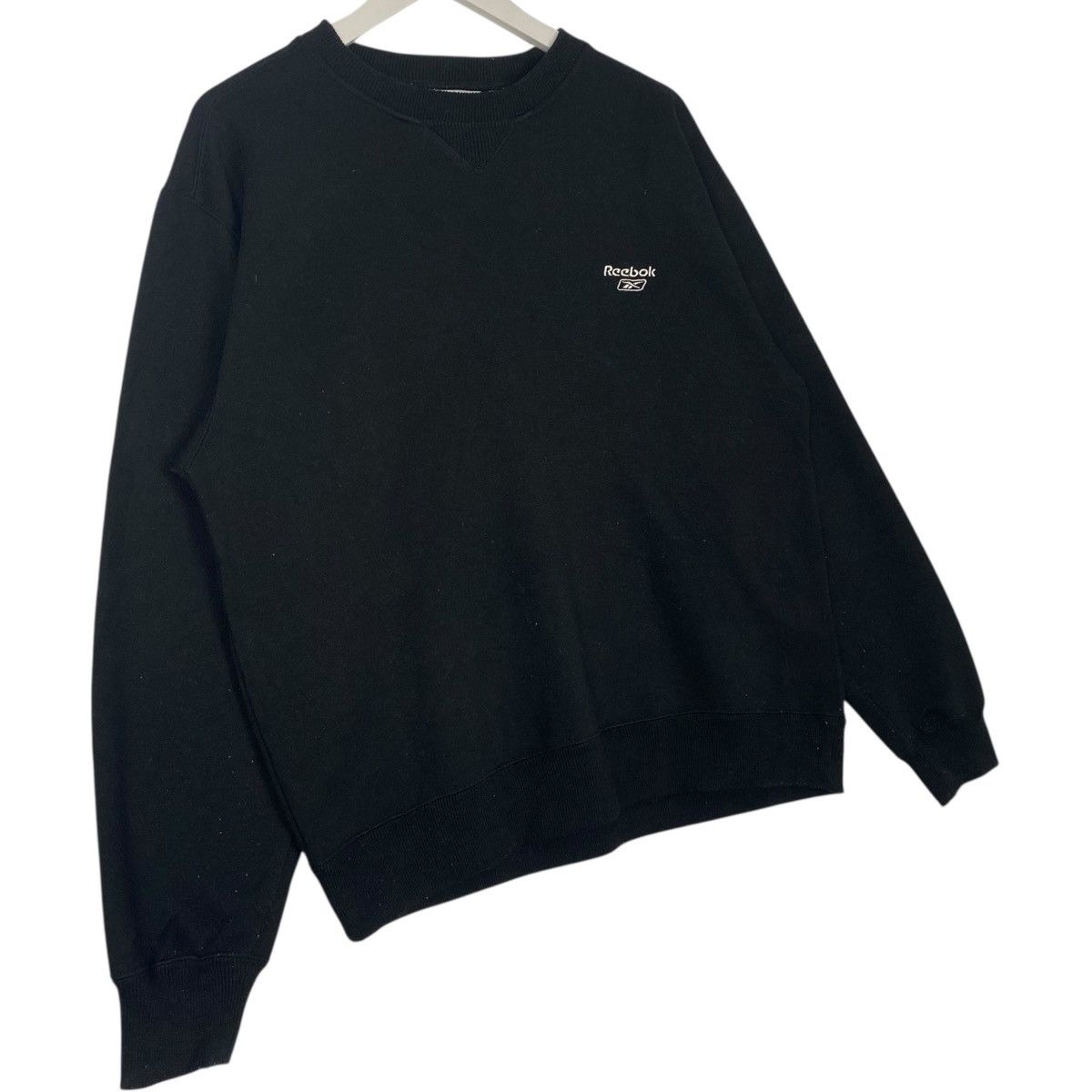 Vintage Vintage Reebok Sweatshirt Crewneck Black Small Logo Size M Size US M / EU 48-50 / 2 - 3 Thumbnail
