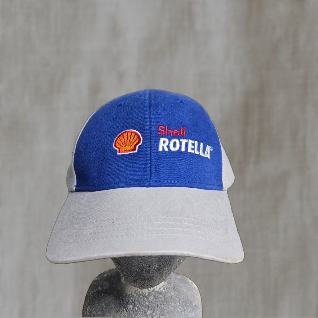 Vintage Shell Rotella Gray Baseball Cap Hat Adult One Size Adjustable Strapback Size ONE SIZE - 1 Thumbnail