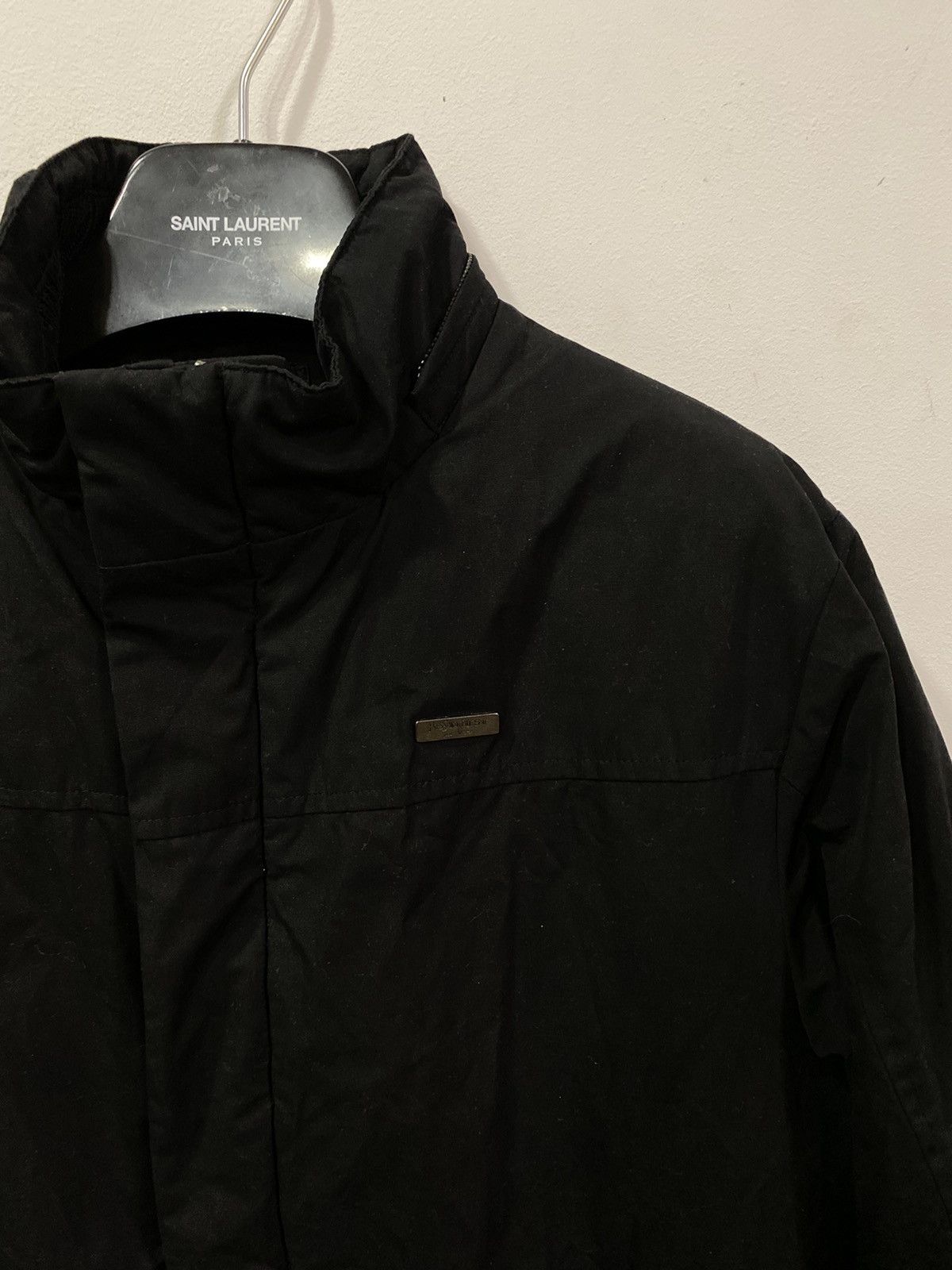 Yves Saint Laurent Winter Warm YSL Jacket Black Vintage Parka Bomber Size US S / EU 44-46 / 1 - 7 Thumbnail