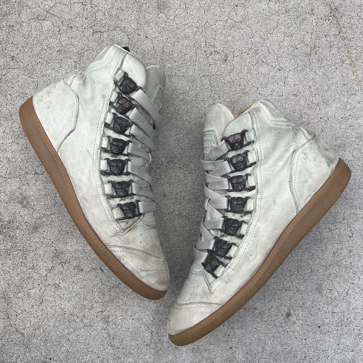 Maison Margiela Maison Margiela AW11 Bulldog Hi Tops Size US 8 / EU 41 - 2 Thumbnail