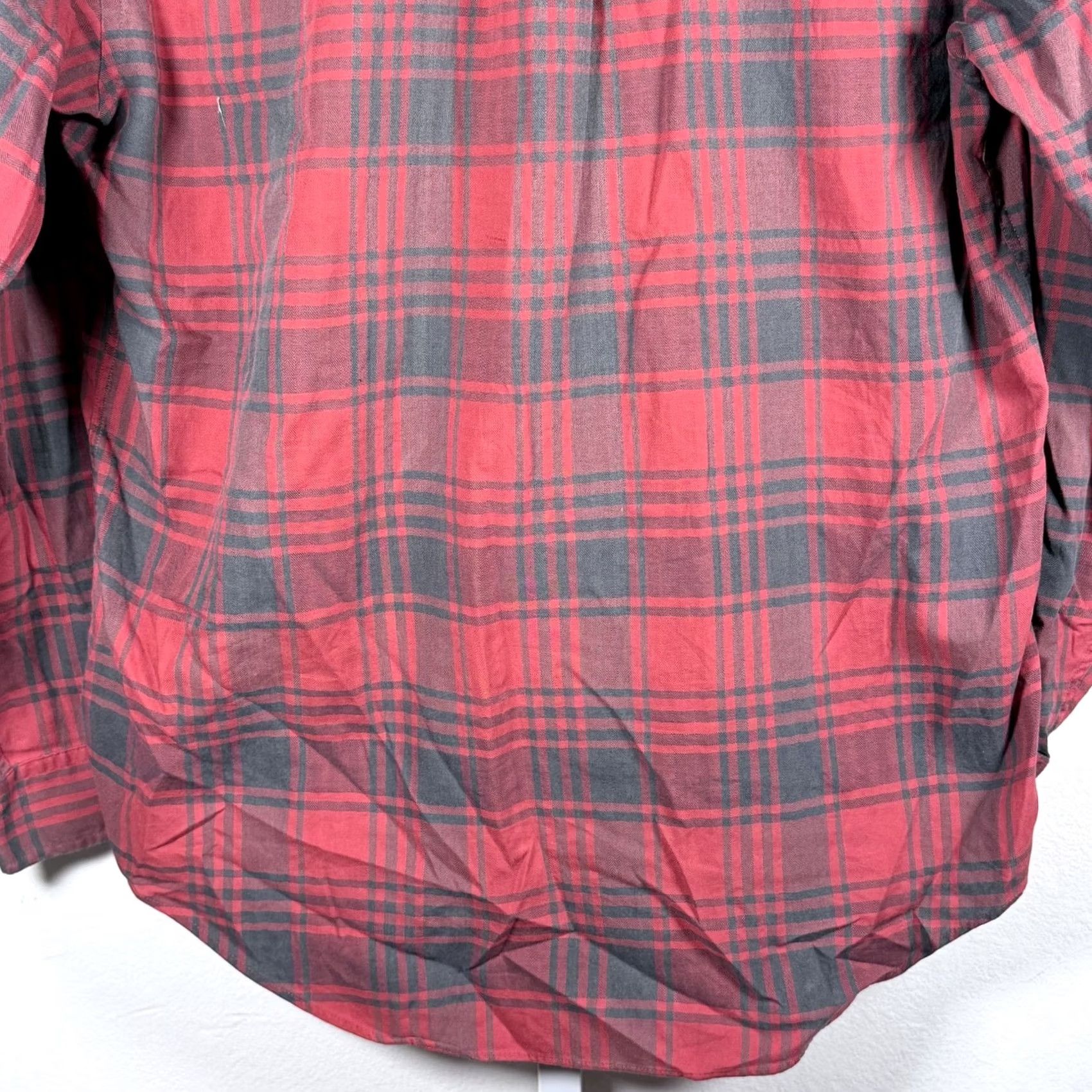 Vintage VNTG L.L.Bean Shirt Red Plaid Button Long Sleeve Pockets Classic - LT Mens Size US L / EU 52-54 / 3 - 7 Thumbnail