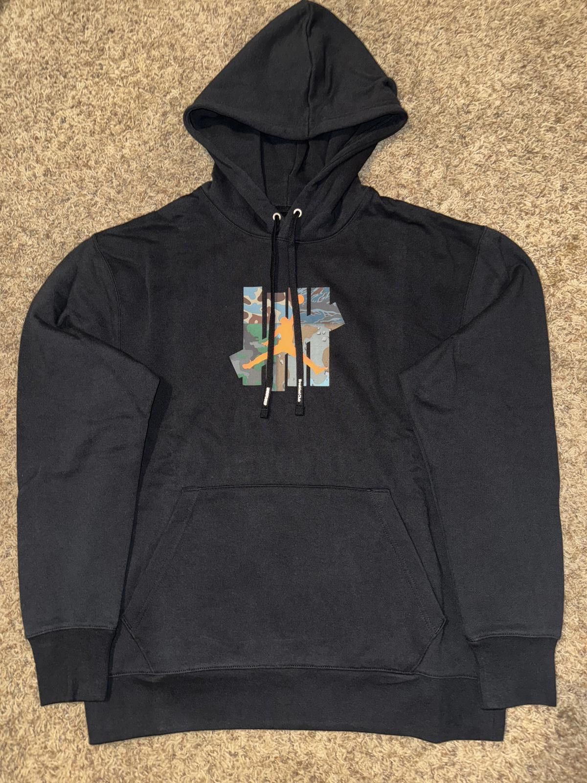 Nike Air Jordan X Undefeated Strikes Hoodie Sweatshirt Size US XL / EU 56 / 4 - 1 Thumbnail
