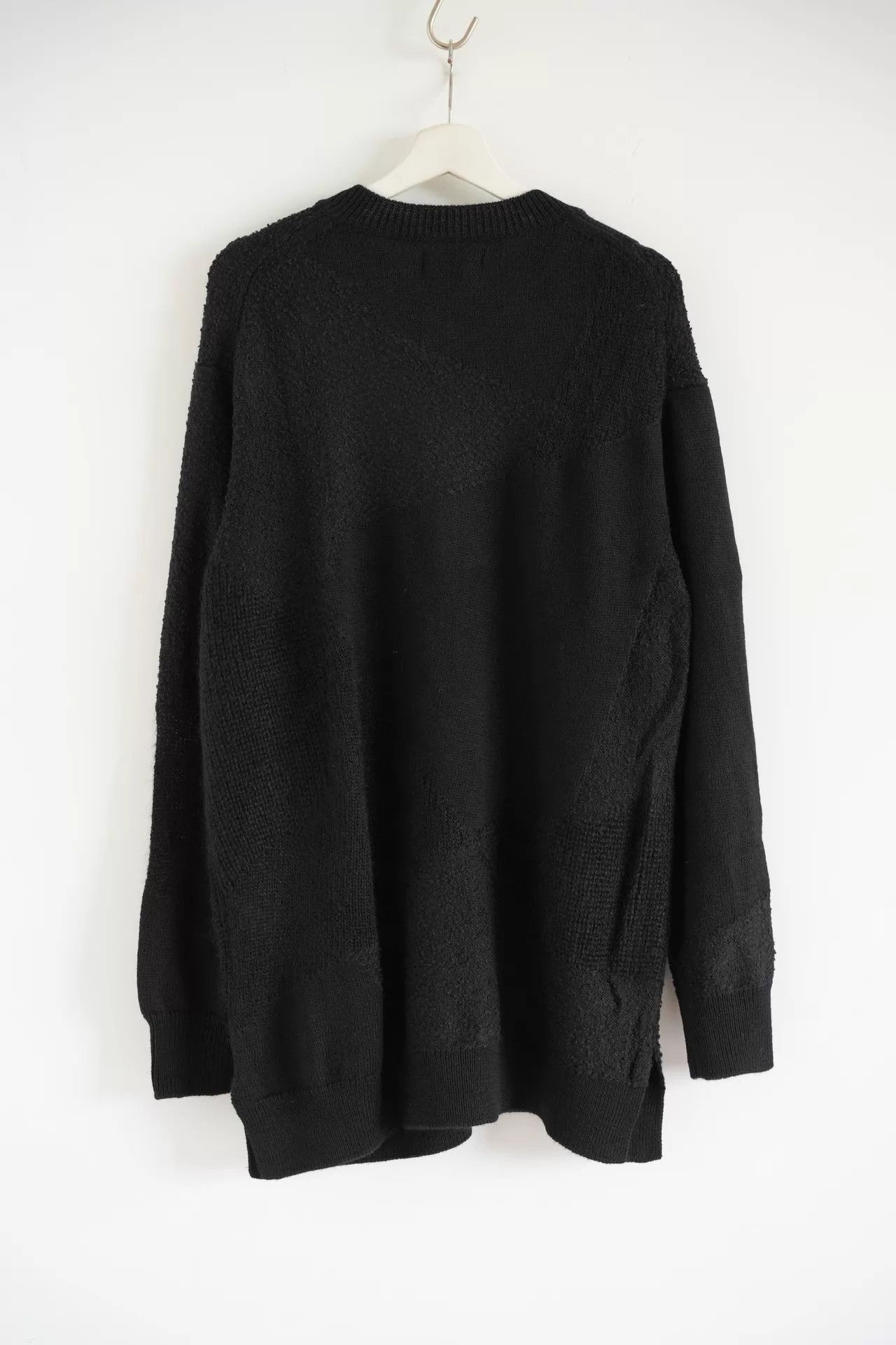 Yohji Yamamoto Yohji Yamamoto 24AW Distressed Patchwork Sweater Size US L / EU 52-54 / 3 - 2 Thumbnail