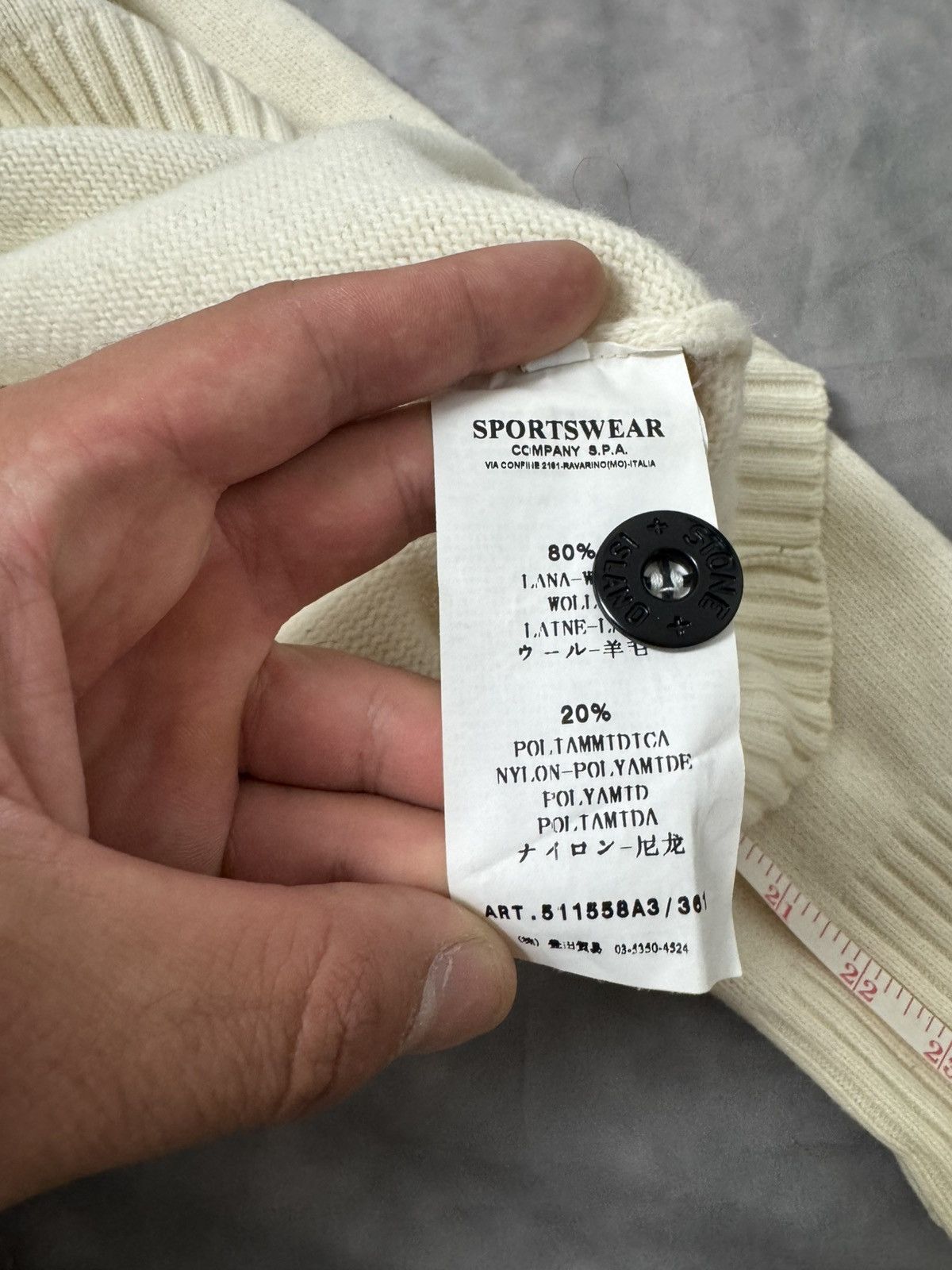 Stone Island Stone Island Knit Sweater – XL – Beige Size US XL / EU 56 / 4 - 13 Thumbnail