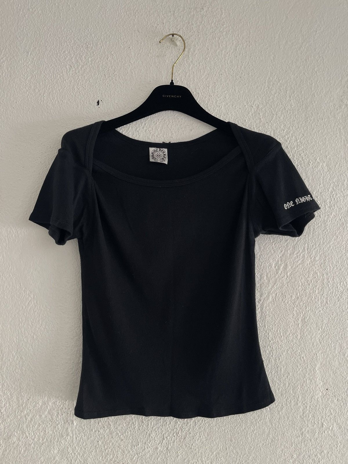 Chrome Hearts 1998 Chrome Hearts Kyosuke Himuro Cropped Baby Tee Tshirt Size ONE SIZE - 2 Thumbnail