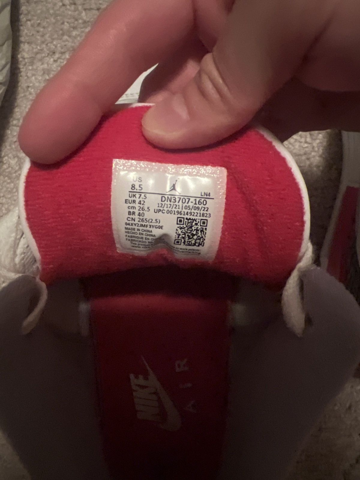 Jordan Brand Air Jordan 3 Fire Red Size US 8.5 / EU 41-42 - 7 Thumbnail