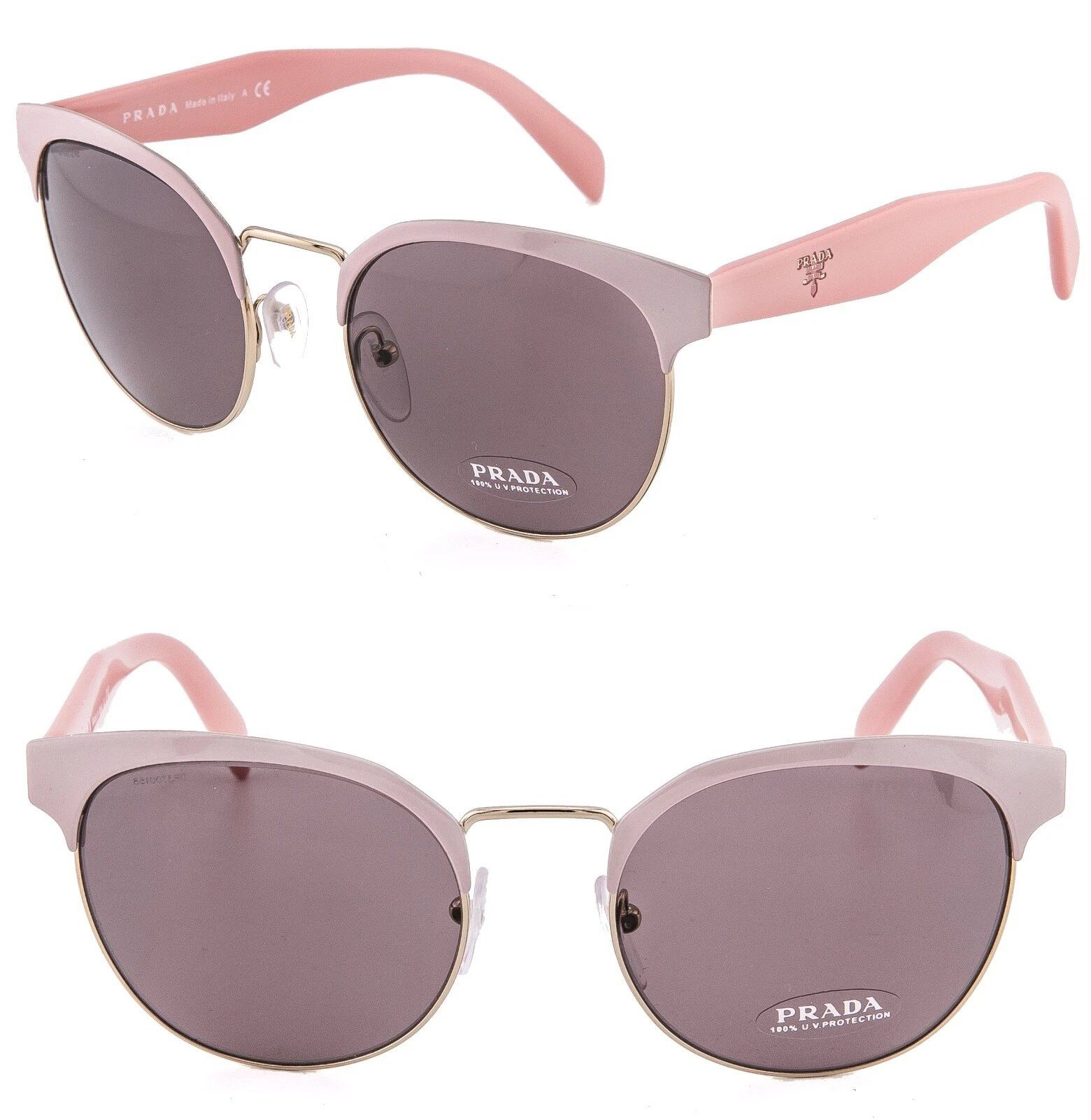 Prada PRADA 61T PR61TS HANDBAG Triangle LOGO Oval Gold Pink 61TS Size ONE SIZE - 1 Thumbnail