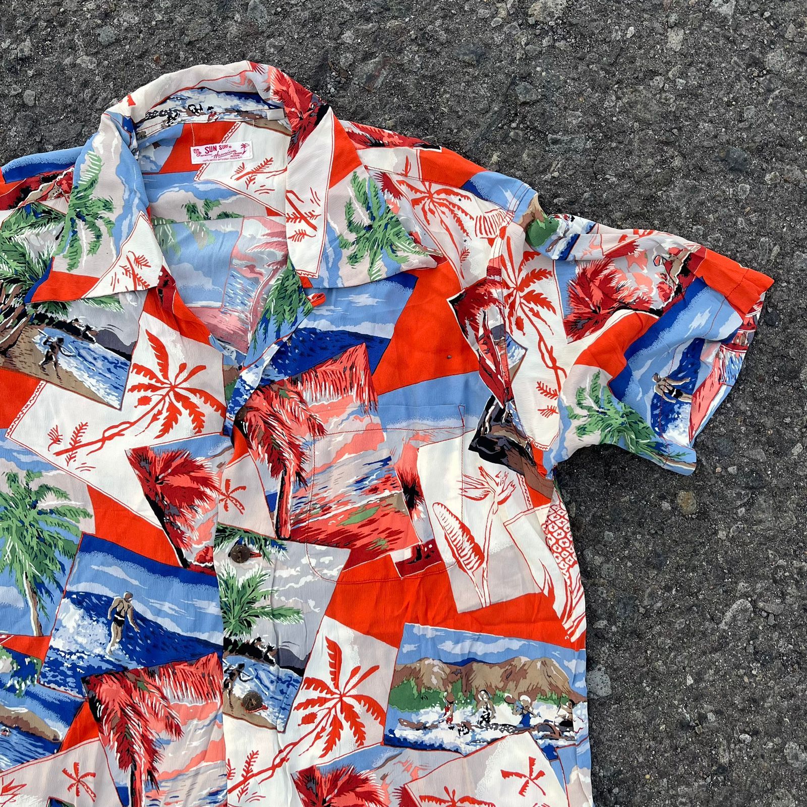 Sun Surf Sun Surf Toyo Enterprises Hawaiian Rayon Shirt Size US L / EU 52-54 / 3 - 4 Thumbnail