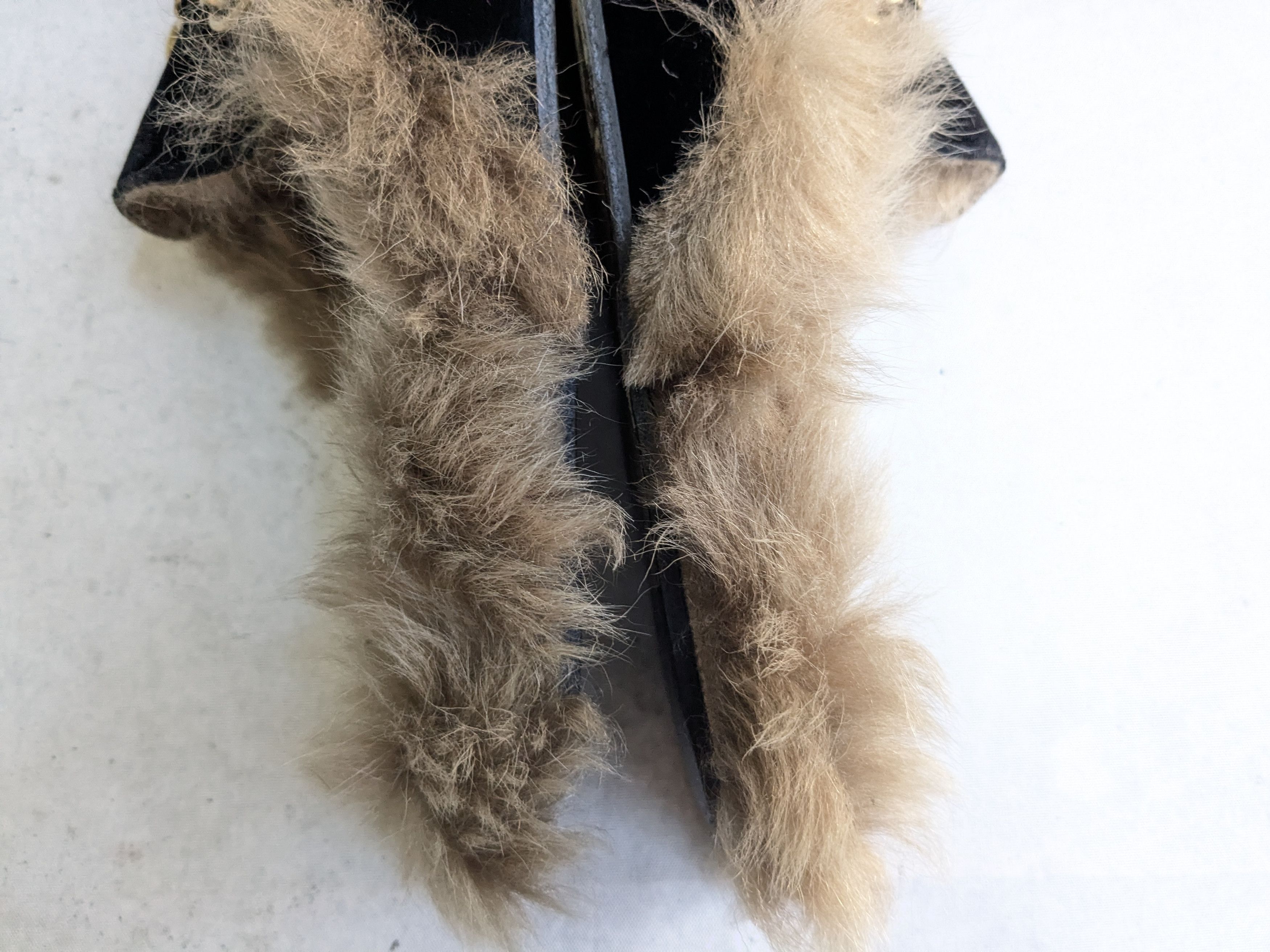 Gucci Gucci Princetown Horsebit Loafers 9.5 Black Velvet Mules Fur Size US 9.5 / EU 42-43 - 8 Thumbnail