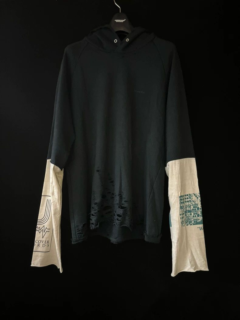 Undercover Undercover Size3 06SS T Period Destroyed Moth Hole Hoodie Size US M / EU 48-50 / 2 - 2 Thumbnail