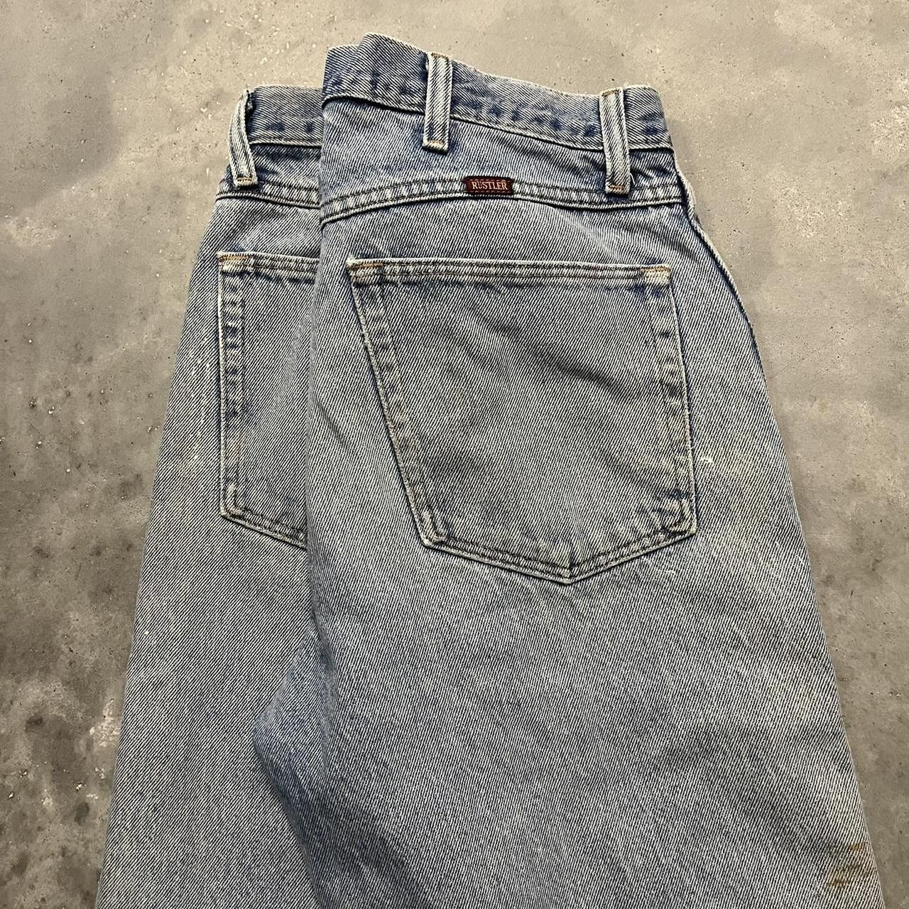 Japanese Brand × Vintage Distressed Light Wash Denim Jeans Size US 34 / EU 50 - 7 Thumbnail