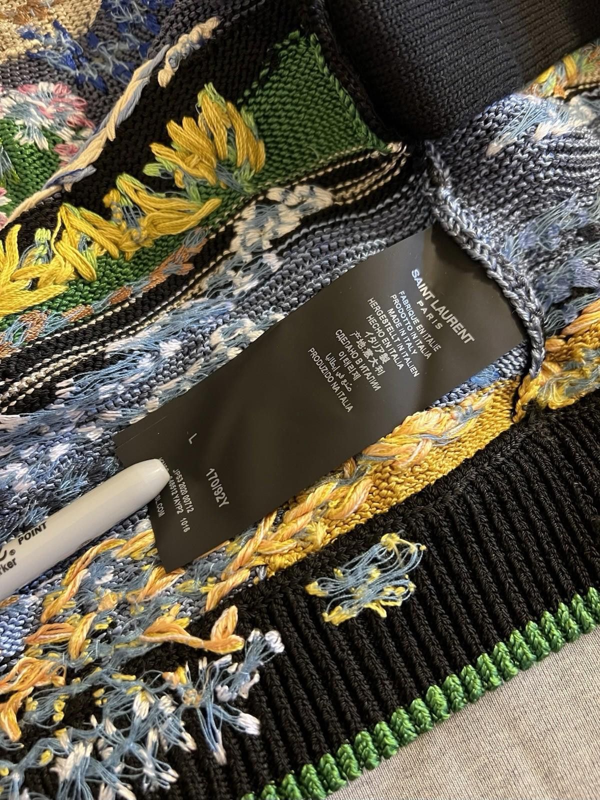 Saint Laurent Paris SAINT LAURENT Paris Teddy Jacket Tropical Jacquard Size US L / EU 52-54 / 3 - 7 Thumbnail