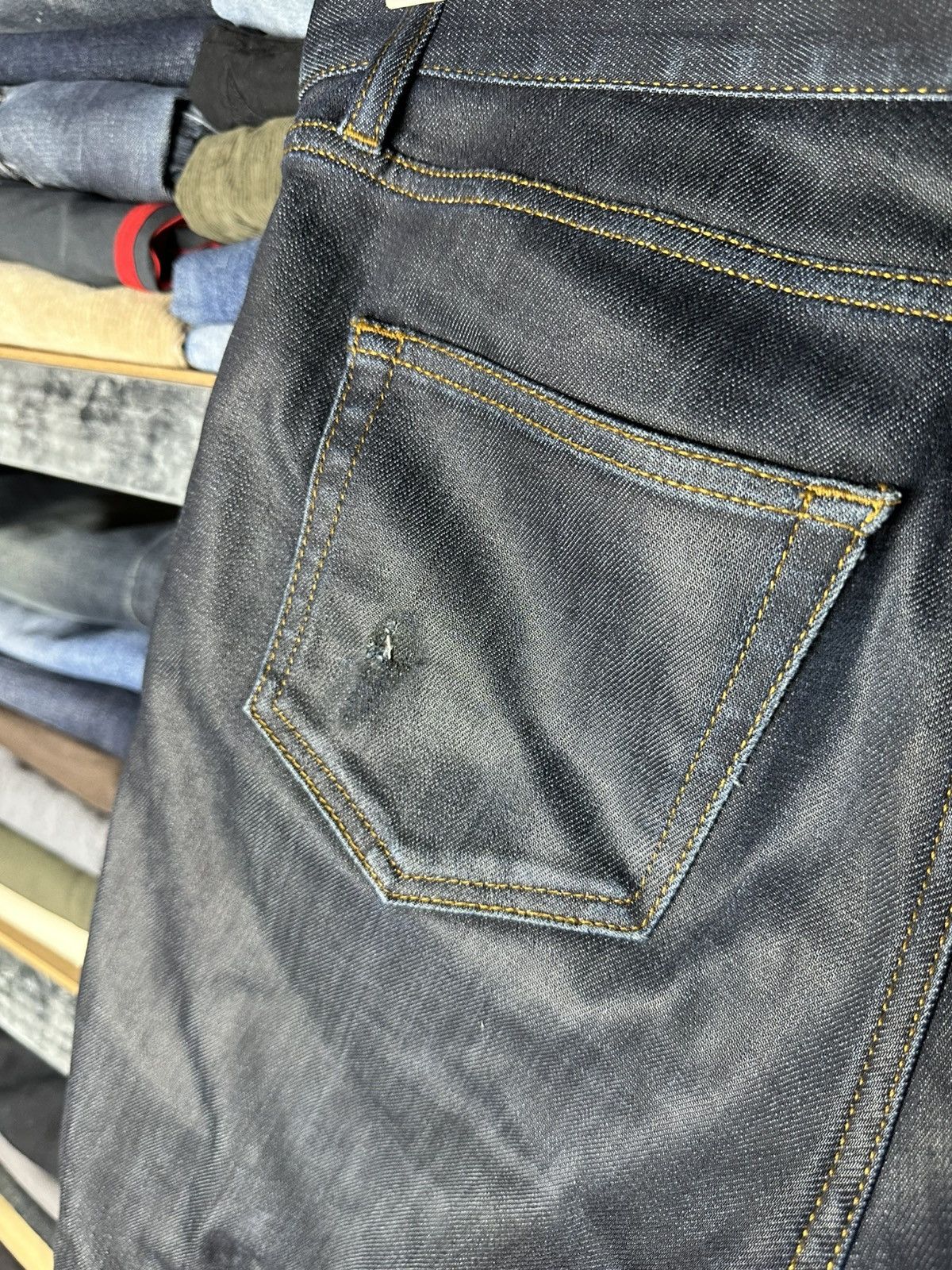 Sandro Sandro Paris Skinny Jeans Men's Size 31 Raw Indigo Denim Size US 31 - 10 Thumbnail