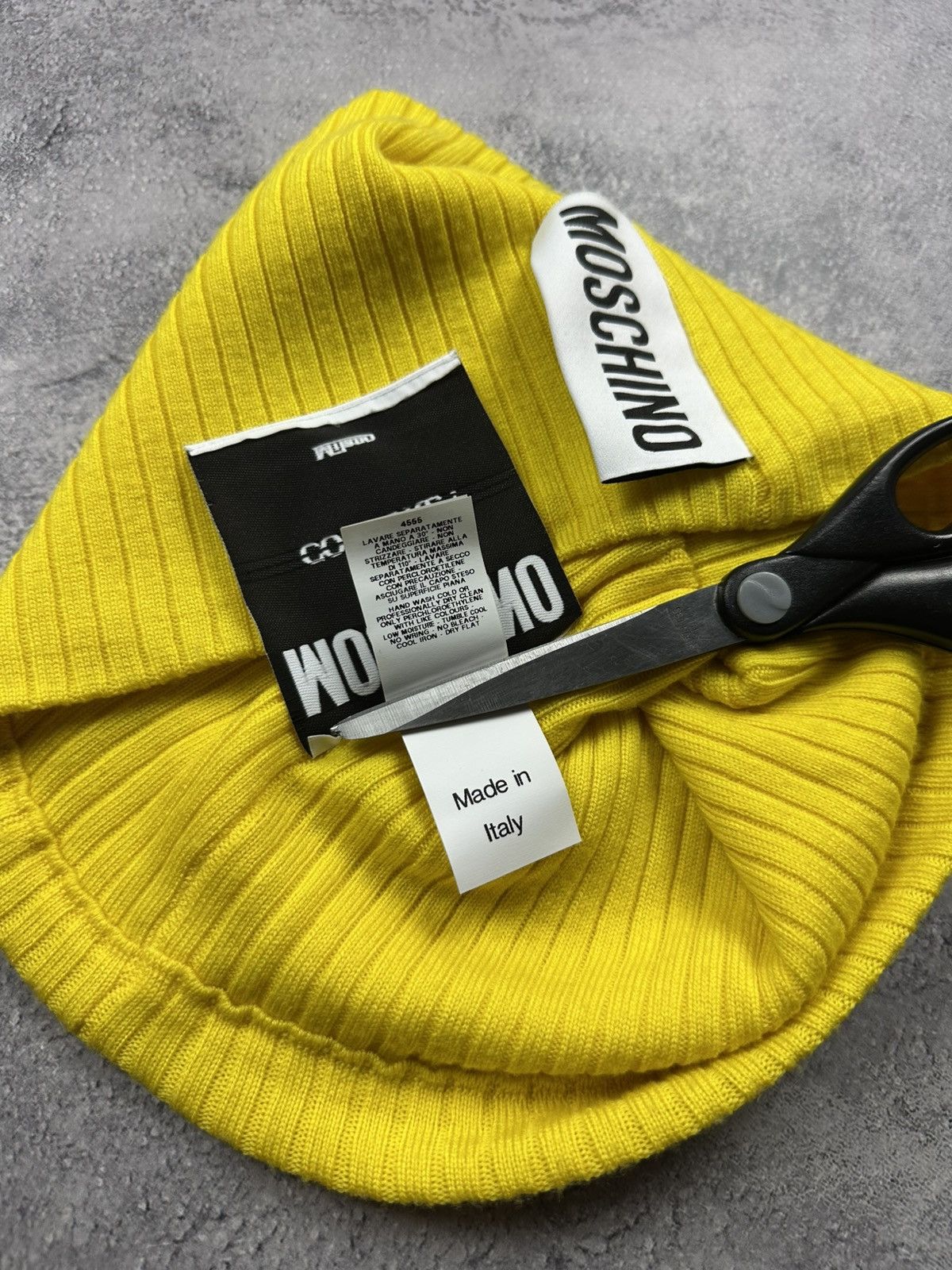 Moschino Moschino Couture Wool Ribbed Scarf Neckwarm Made in Italy Size ONE SIZE - 11 Thumbnail