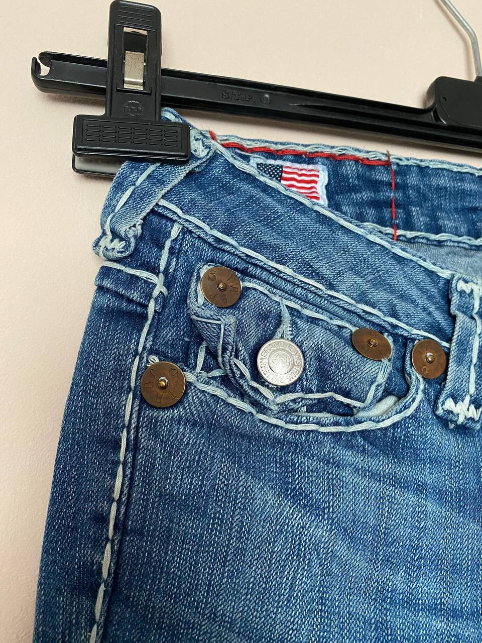 True Religion Rare🔥True Religion Billy Super T Jeans Size 24" / US 00 / IT 34 - 3 Thumbnail