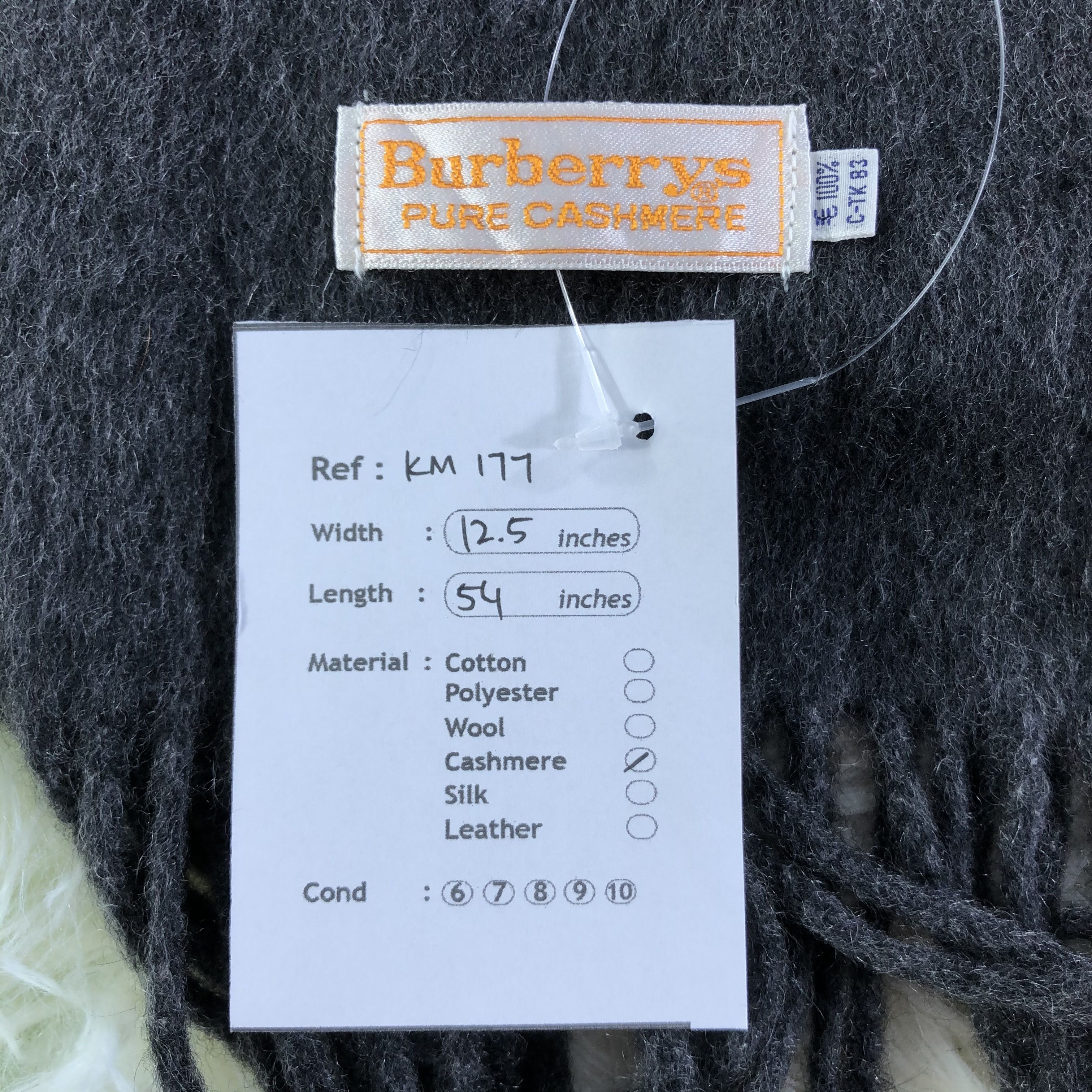 Burberry × Vintage Burberry Scarf / Muffler / Neckwear - KM177 Size ONE SIZE - 6 Thumbnail