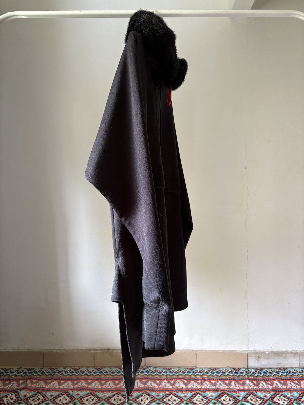CABANE de ZUCCa 1999 Archive CABANE de ZUCCA Fur Hoodie Size US L / EU 52-54 / 3 - 6 Thumbnail