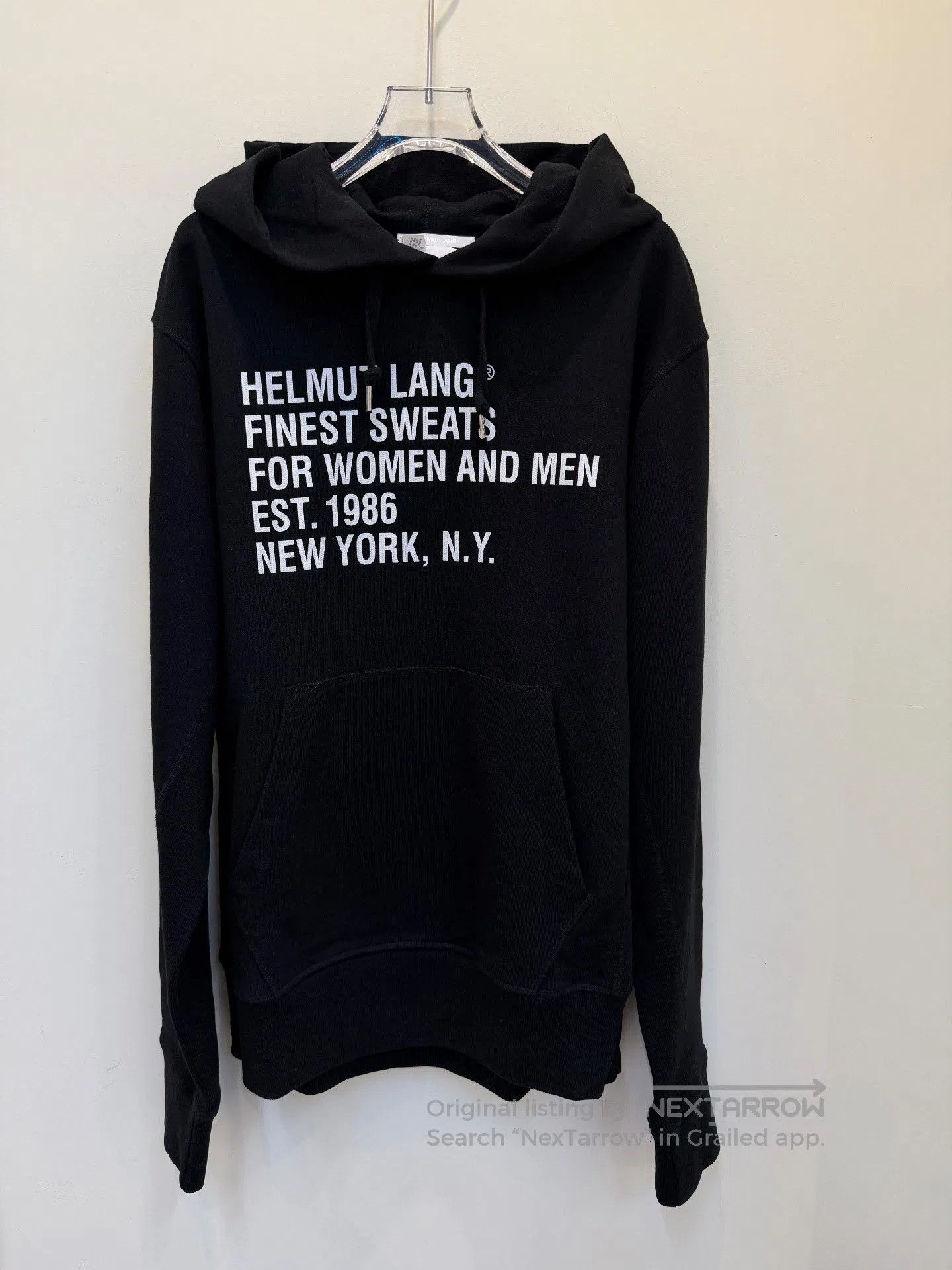 Japanese Brand Helmut Lang New Hooded Sweatshirt. Size US M / EU 48-50 / 2 - 1 Thumbnail