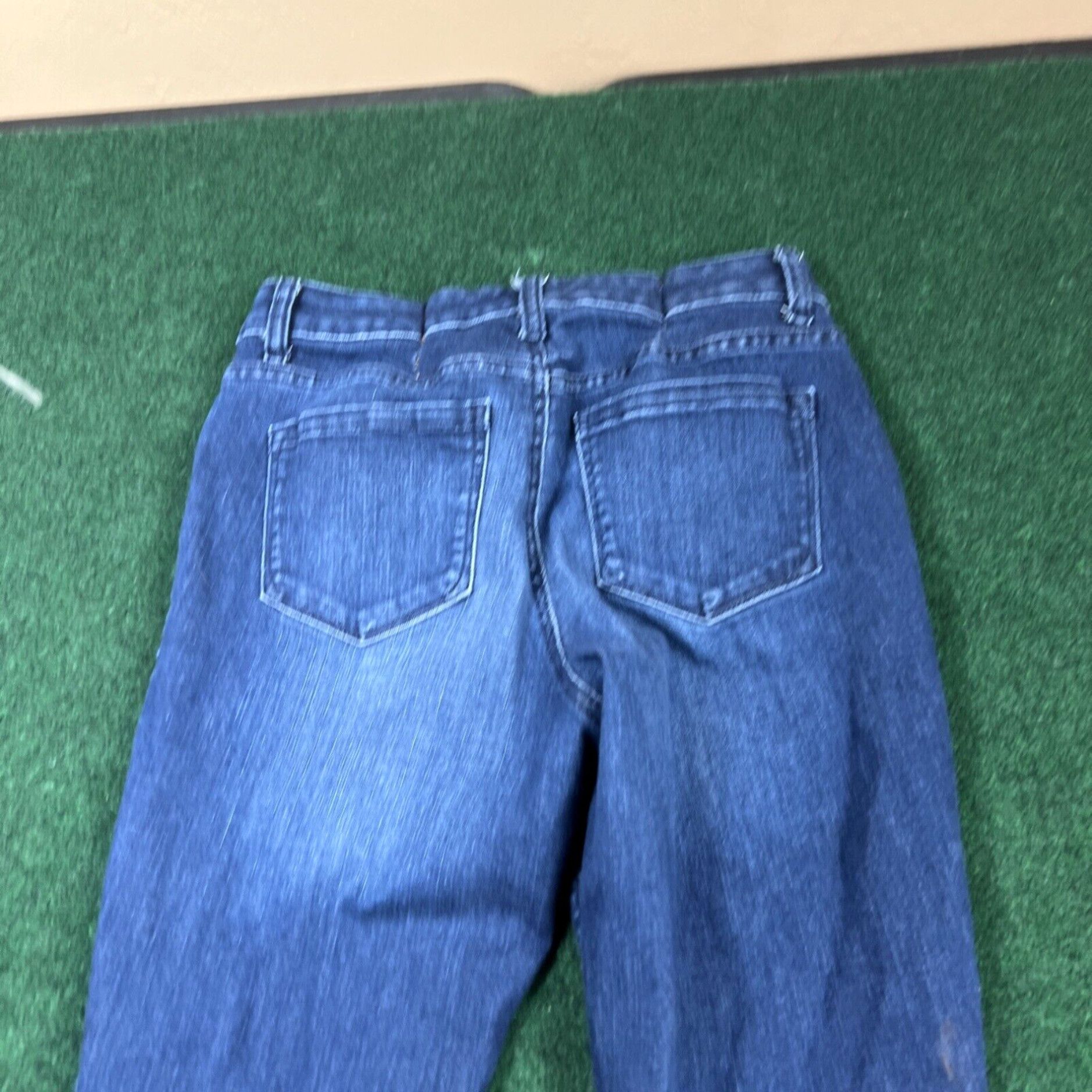 Vintage Crown & Ivy Women's Skinny Dark Wash Blue Jeans Size 6R Fast Shipping Size 28" / US 6 / IT 42 - 6 Thumbnail