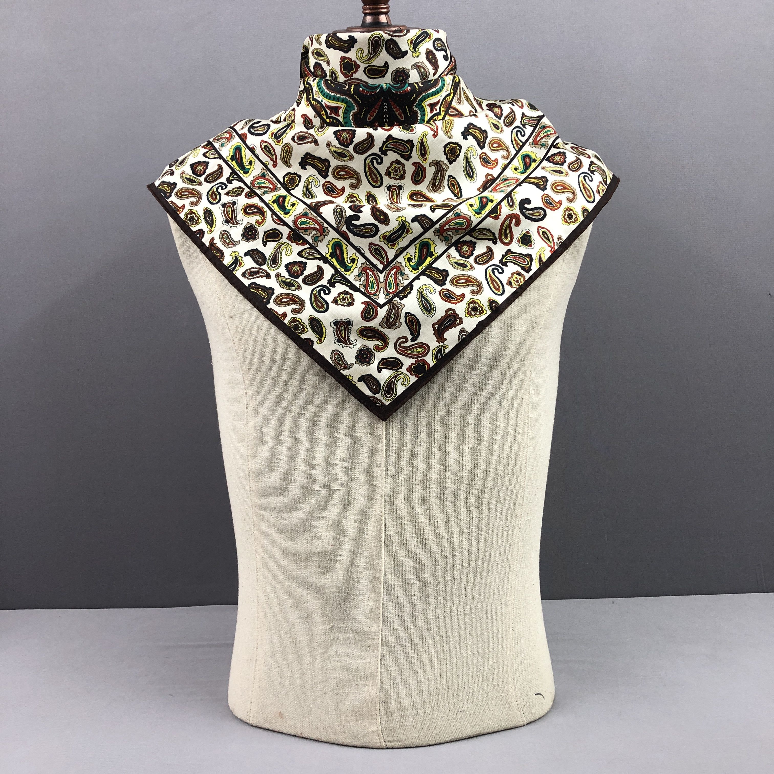 Other Vintage SILK Scarf Twill Stole Wraps Scarves Size ONE SIZE - 4 Thumbnail