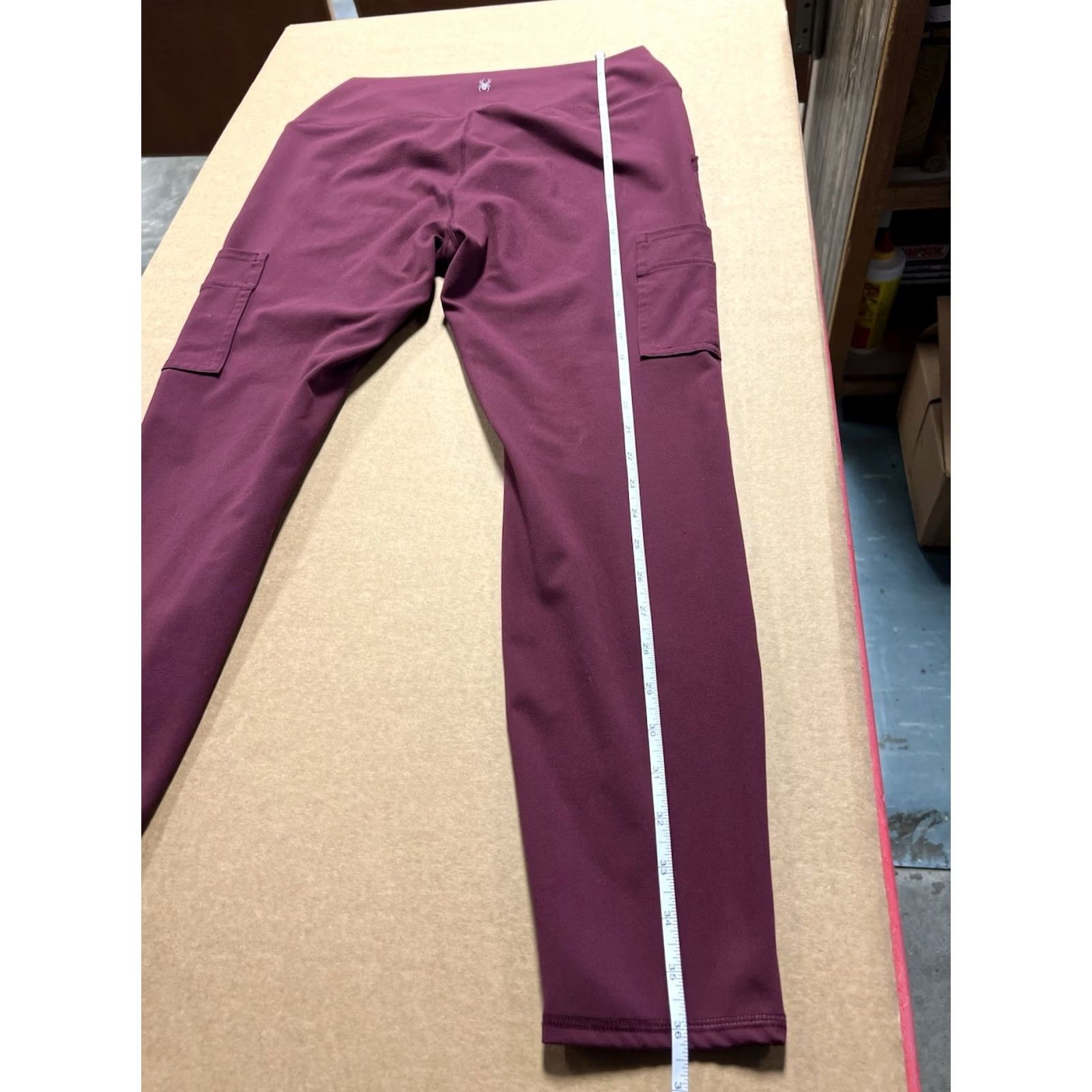 Spyder Spyder Womens Leggings XL Magenta Solid Ankle Activewear Compression Tights Athletic Pants Sport Women XS-? Size 40" / US 18 - 6 Thumbnail