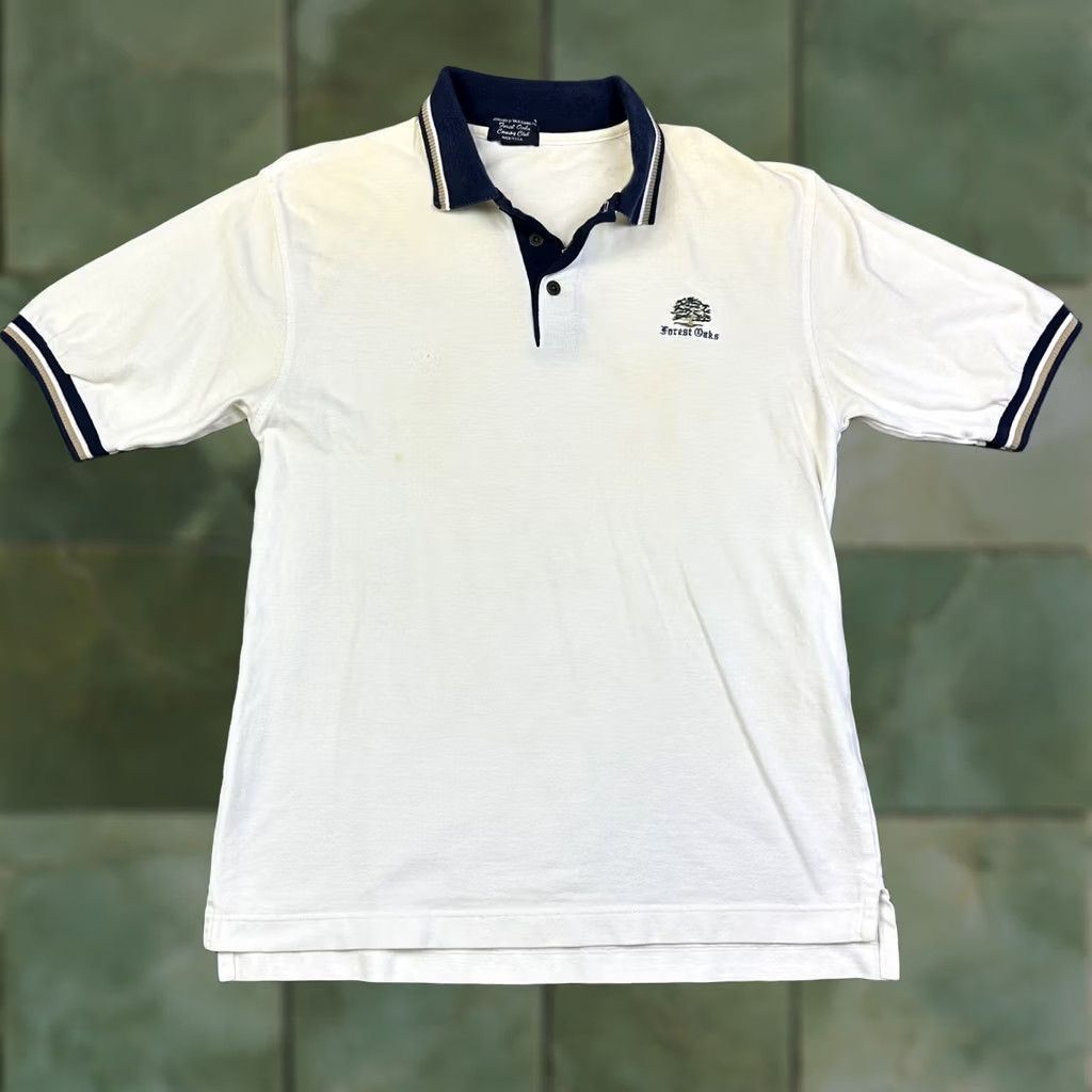 Vintage VINTAGE Forest Oaks Golf Polo Shirt Mens M Embroidered Made In USA Polo 90s Golf USA Man Size US M / EU 48-50 / 2 - 1 Thumbnail