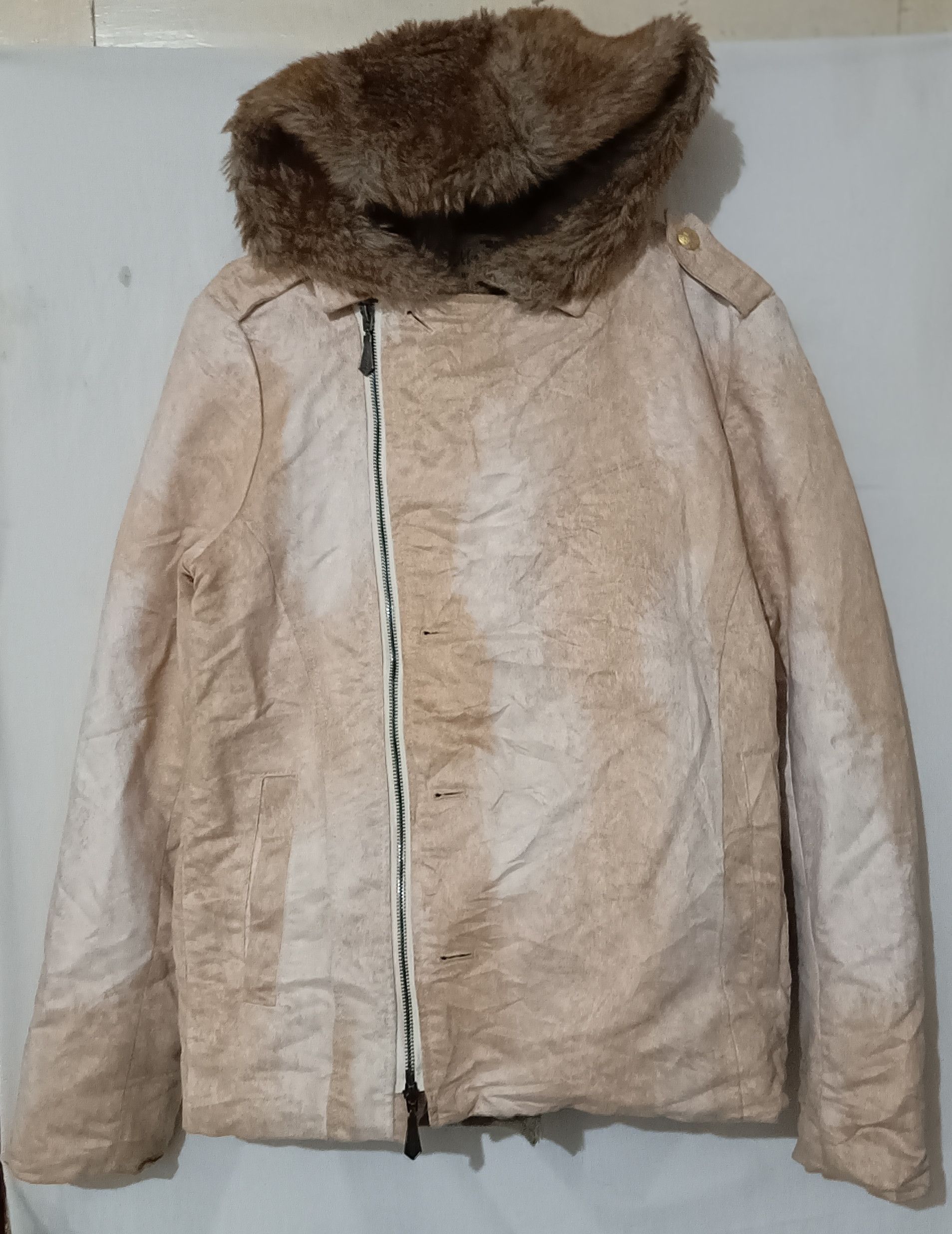 If Six Was Nine ARCHIVE Bernings Sho Asymmetrical Fur Biker Jacket Inner Size US M / EU 48-50 / 2 - 3 Thumbnail