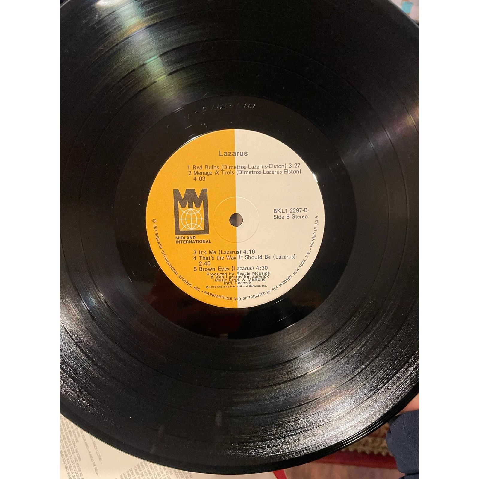 INTENTIONALLY BLANK Lazarus LP vintage vinyl record reggae funk soul disco album Size ONE SIZE - 4 Thumbnail