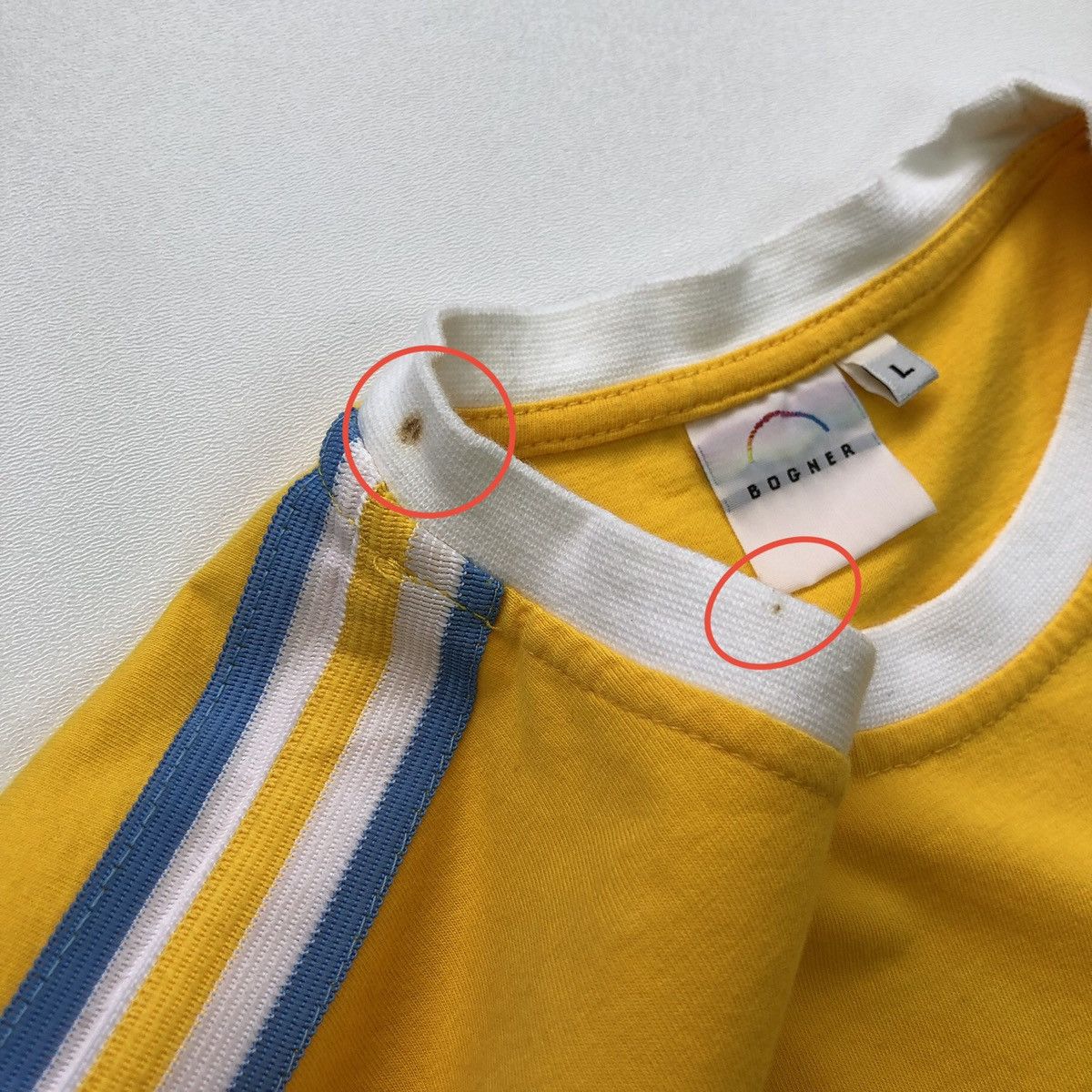 Bogner Bogner Argentina #10 Maradona Vintage T-Shirt Yellow Rare Size US L / EU 52-54 / 3 - 10 Thumbnail