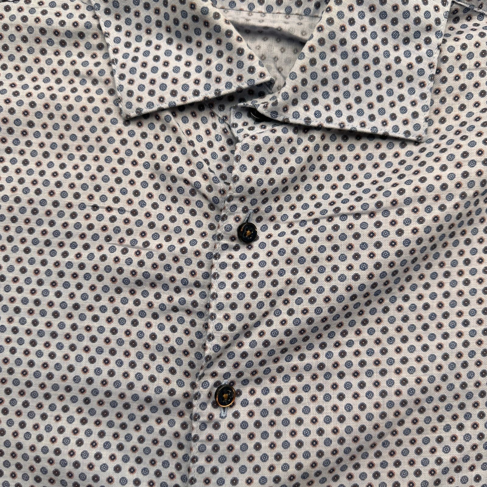 Strenstroms Stenströms Fitted Body Button Up Dress Shirt Mens XL 17.5 44 Size US XL / EU 56 / 4 - 8 Thumbnail