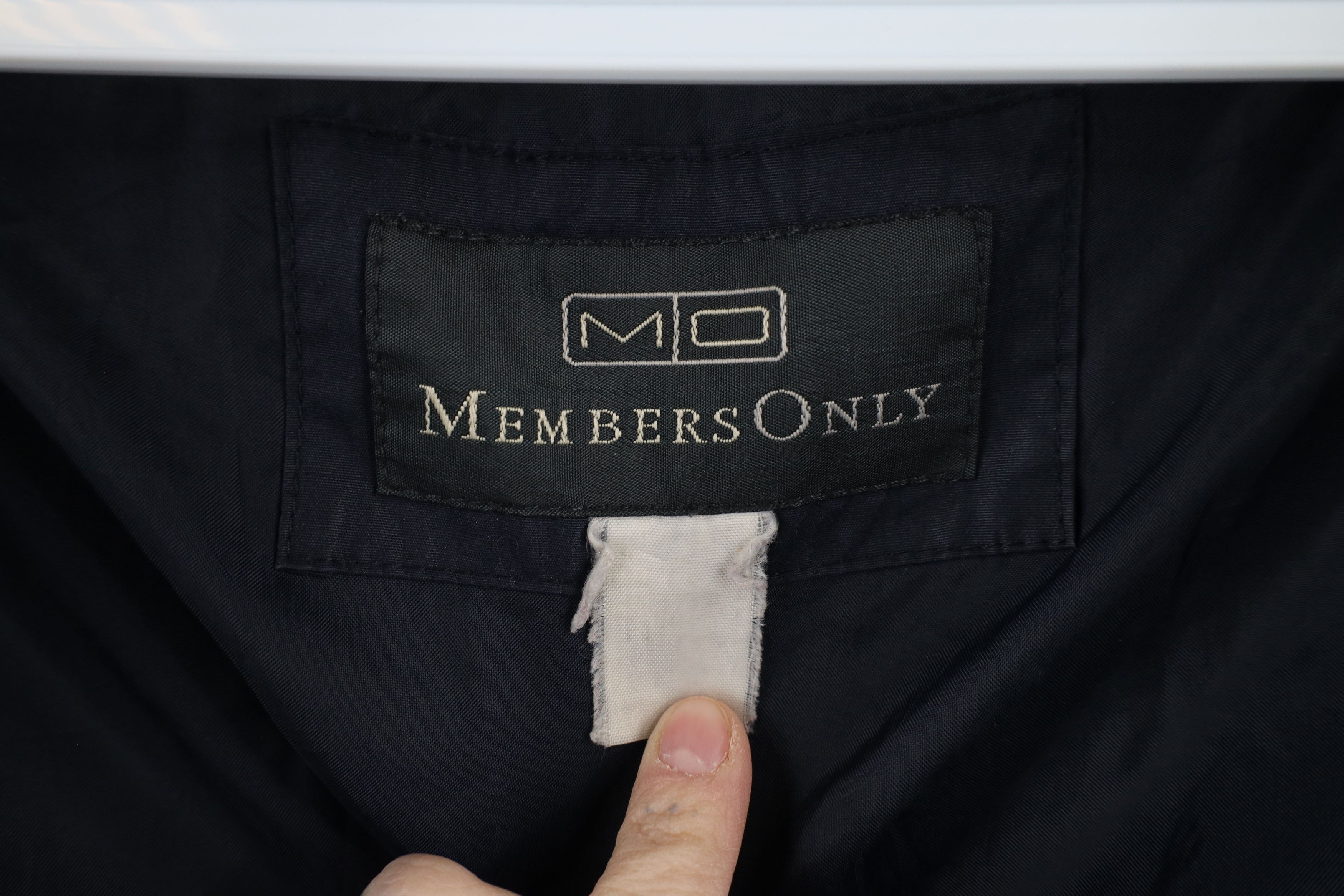 Vintage Vintage 90s Members Only Full Zip Racer Bomber Jacket Blue Size US XXL / EU 58 / 5 - 10 Thumbnail