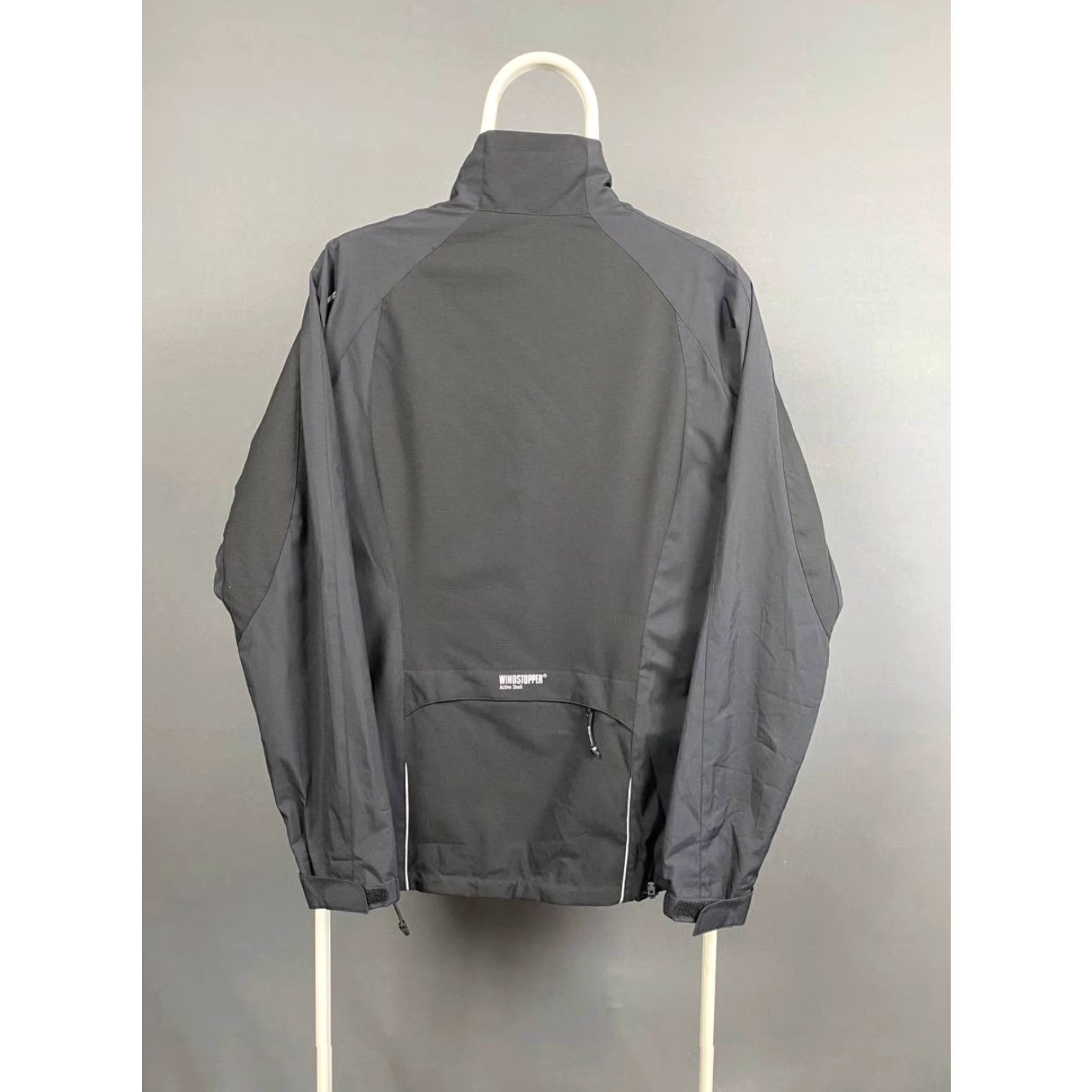 GOREWEAR GORE BIKE WEAR Jacket Mens Track Jacket Black L Full Zip Windbreaker Sprt Running Shirt/Coat Regular Fit Pattern Solid Long Sleeve Size US L / EU 52-54 / 3 - 2 Thumbnail