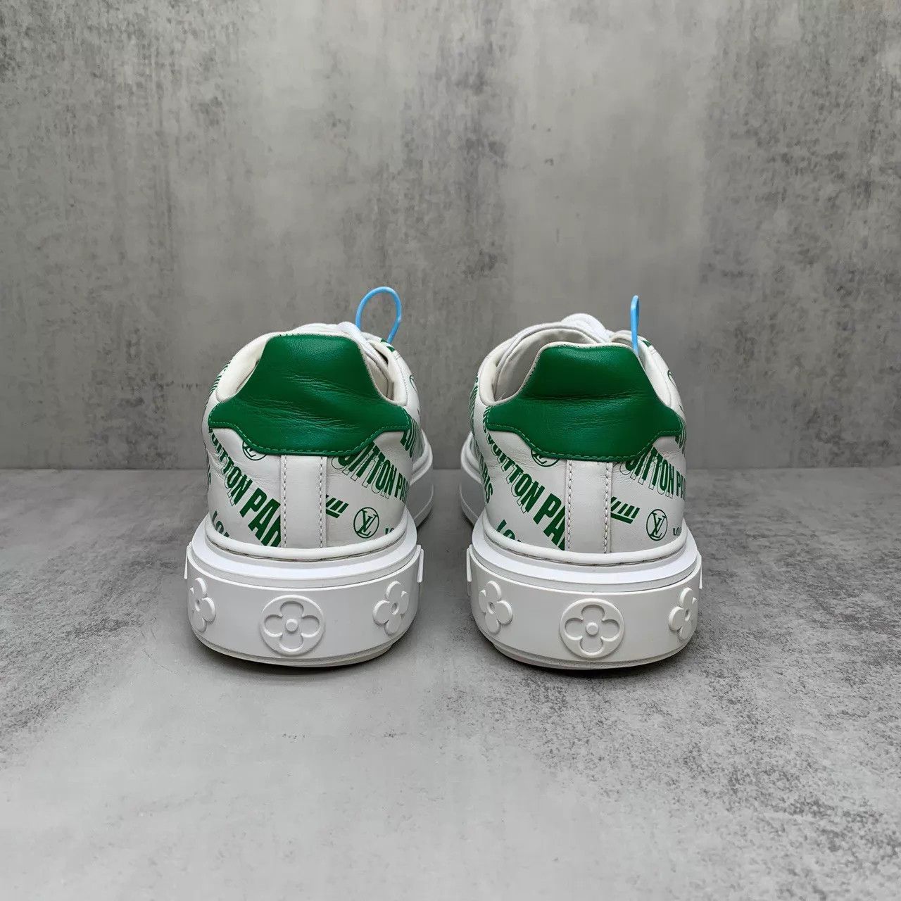 Louis Vuitton LV Time Out white print 37w 95 new JZ1113 sneakers Size US 6.5 / IT 36.5 - 5 Thumbnail
