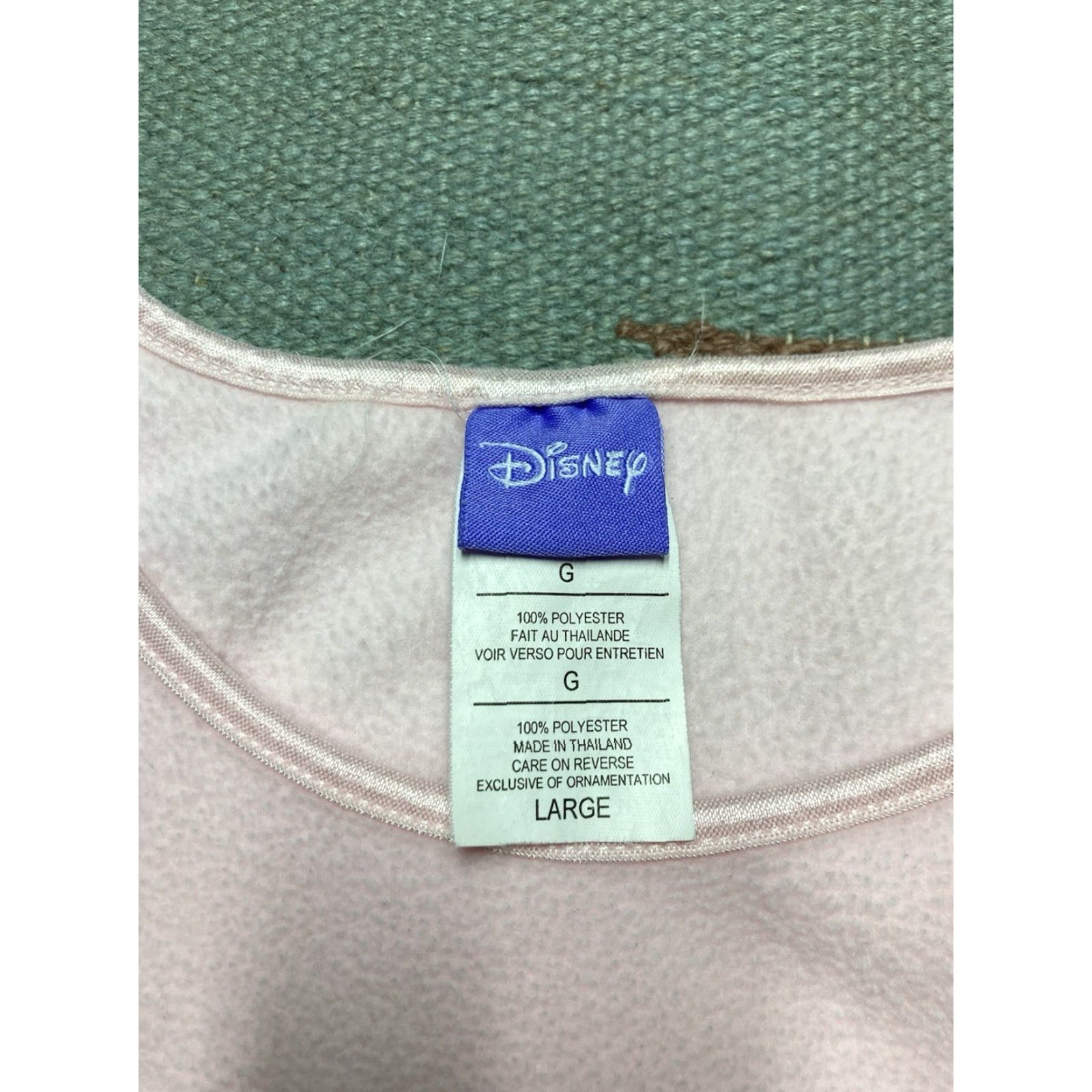Disney VINTAGE Winnie the Pooh long sleeve sweater fleece shirt Disney pink large Womens L Pullover Knit Size L / US 10 / IT 46 - 3 Thumbnail