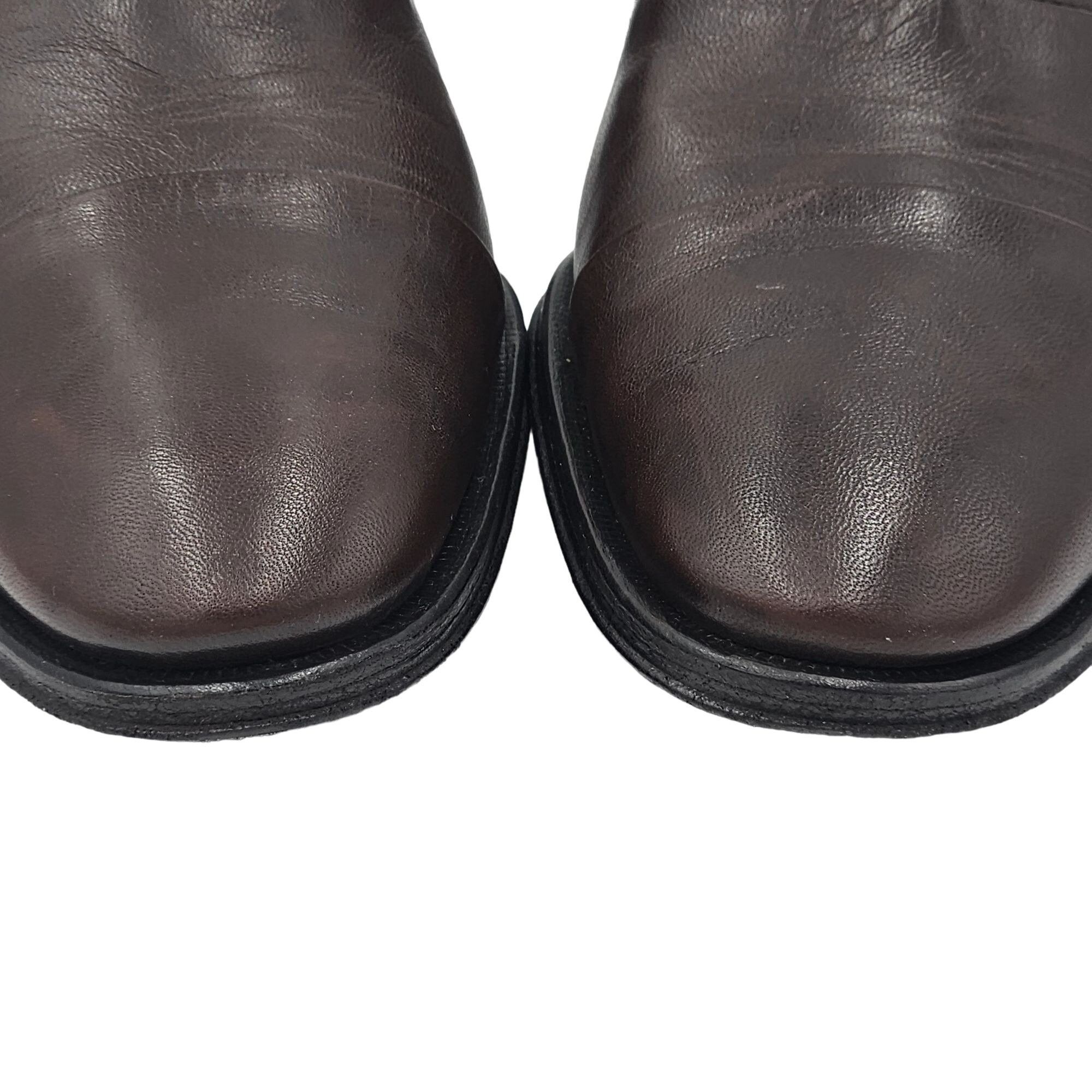 Bruno Magli Bruno Magli Italy Men's 6.5 Dress Shoes Brown Nappa Leather Size US 6.5 / EU 39-40 - 9 Thumbnail