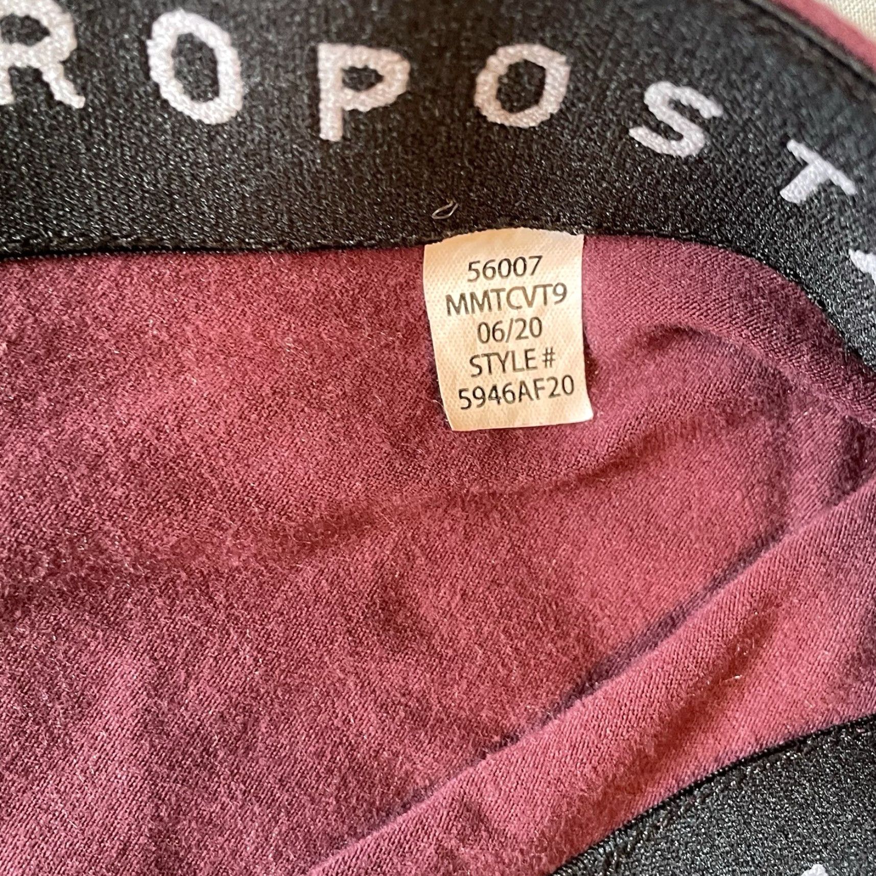 Vintage Aéropostale Burgundy High-Rise Perfect Leggings Cotton Women's Size Medium Size 32" / US 10 / IT 46 - 5 Thumbnail