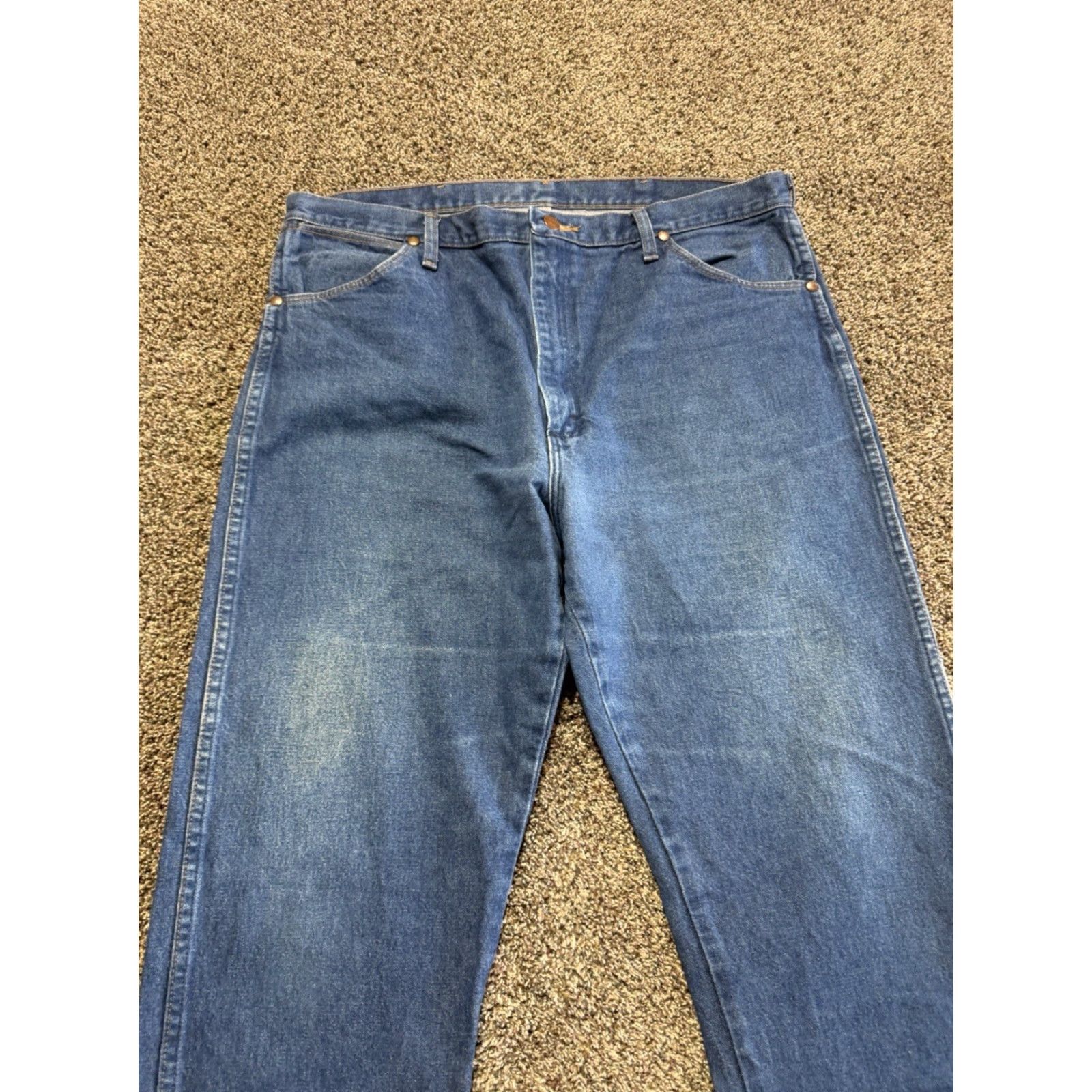 Wrangler VINTAGE Wrangler 13MWZ Men Jeans Size 38 Blue Denim 38X36 Cowboy Bootcut Lot Of 2 Size US 38 / EU 54 - 3 Thumbnail
