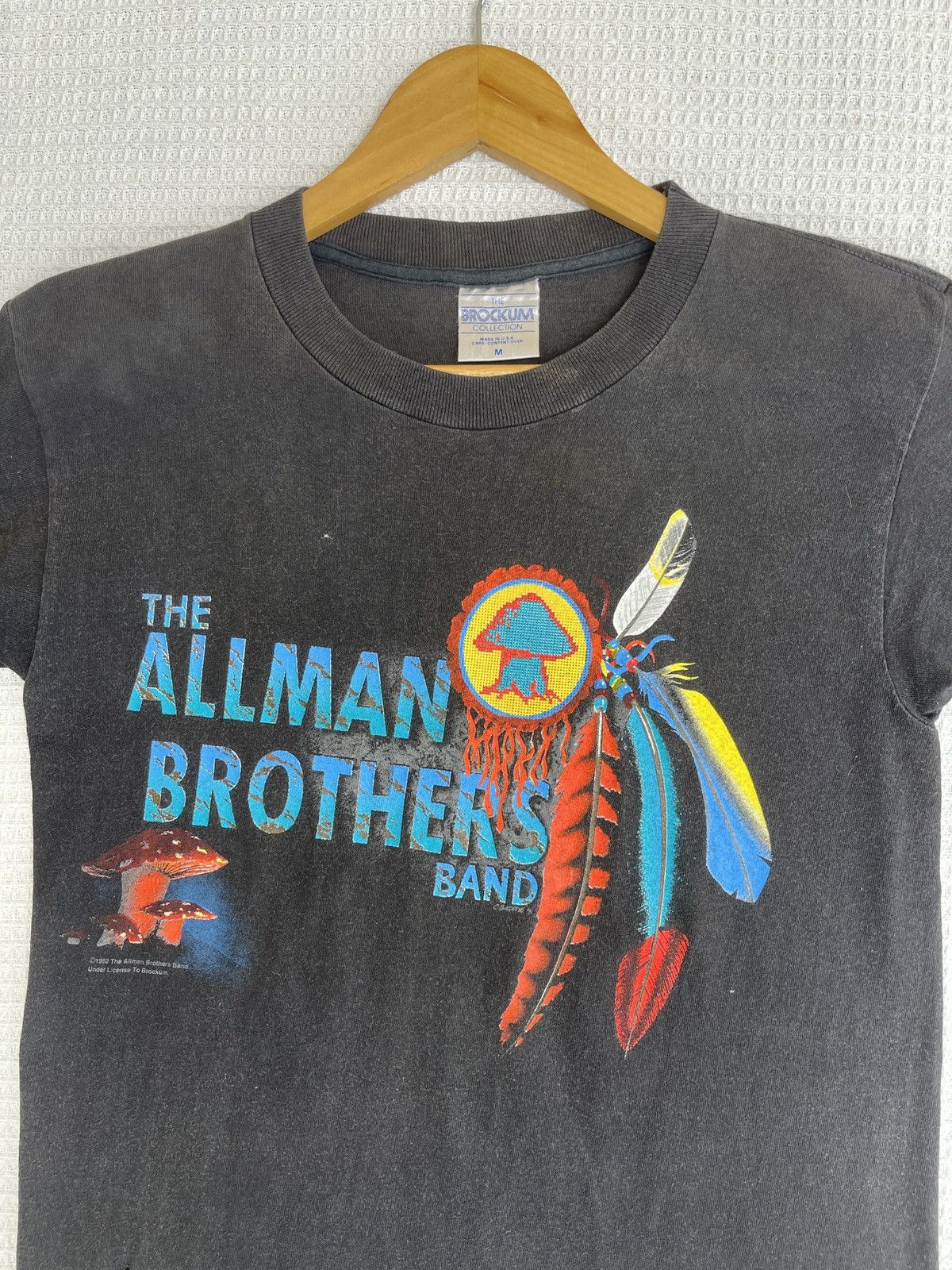 Band Tees Sun Faded🔥Vtg 1992 The Allman Brothers Band T-Shirt Size US M / EU 48-50 / 2 - 14 Thumbnail