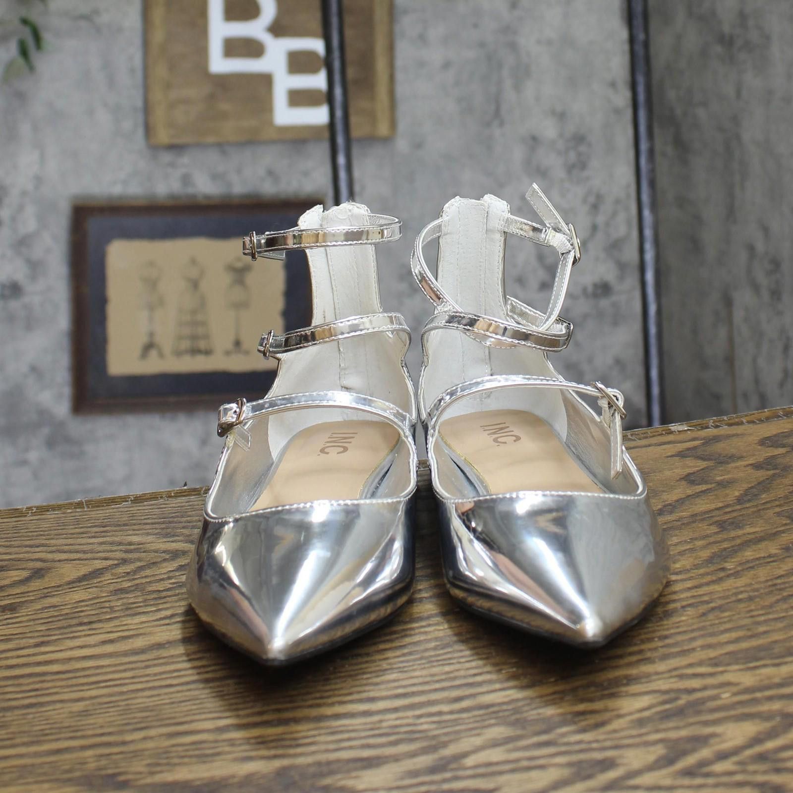 Other Nwt Inc International Concepts Valan Flats Silver Gray 8.5m Size US 8.5 / IT 38.5 - 3 Thumbnail