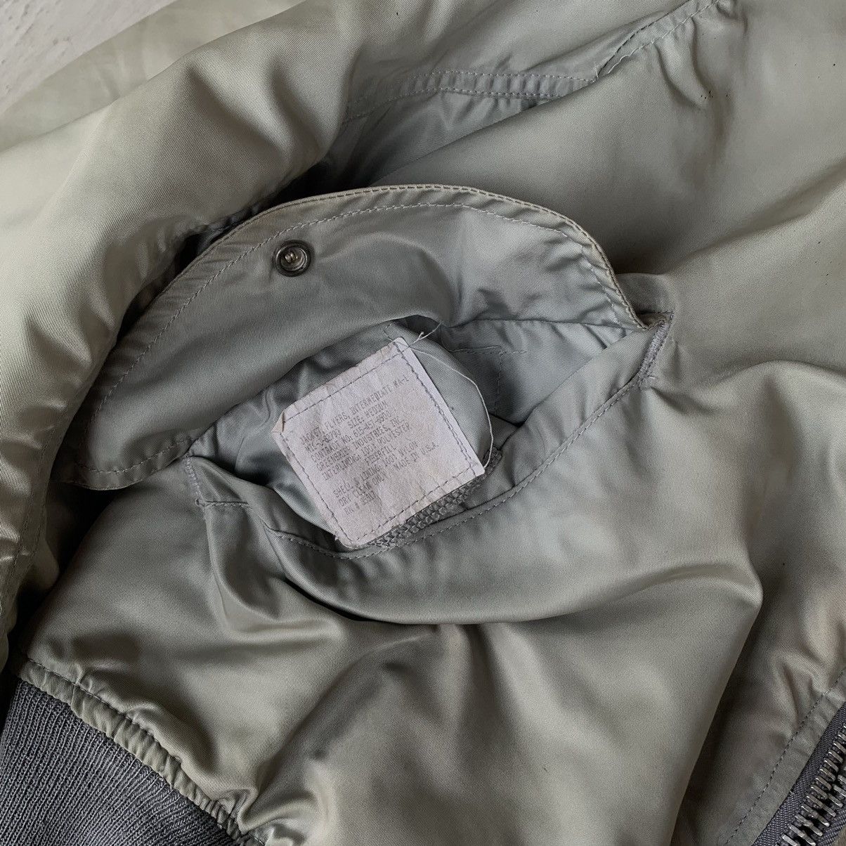 Other GREENBERIER Bomber MA-1 flight natural faded vintage jacket Size US M / EU 48-50 / 2 - 9 Thumbnail
