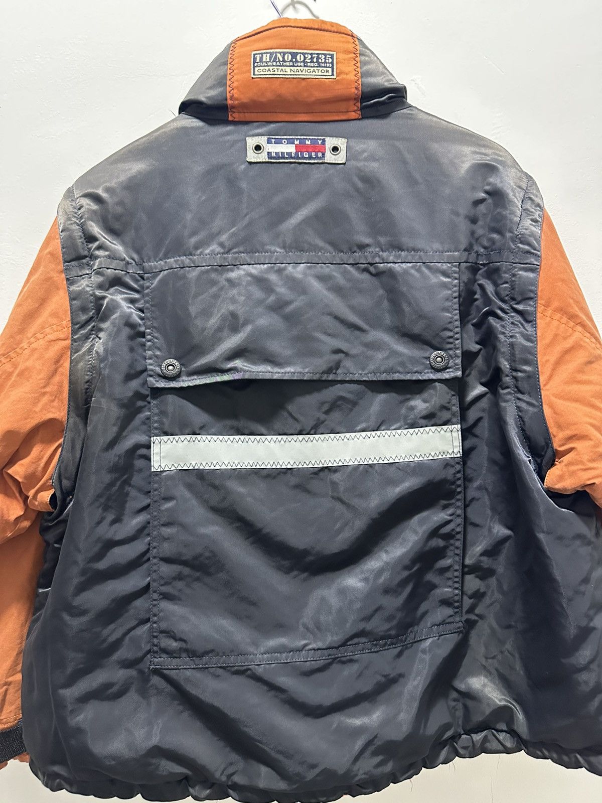 Tommy Hilfiger × Vintage VTG 90 Tommy Hilfiger Rescue Squad Jacket Foul Weather issue Size US M / EU 48-50 / 2 - 10 Thumbnail