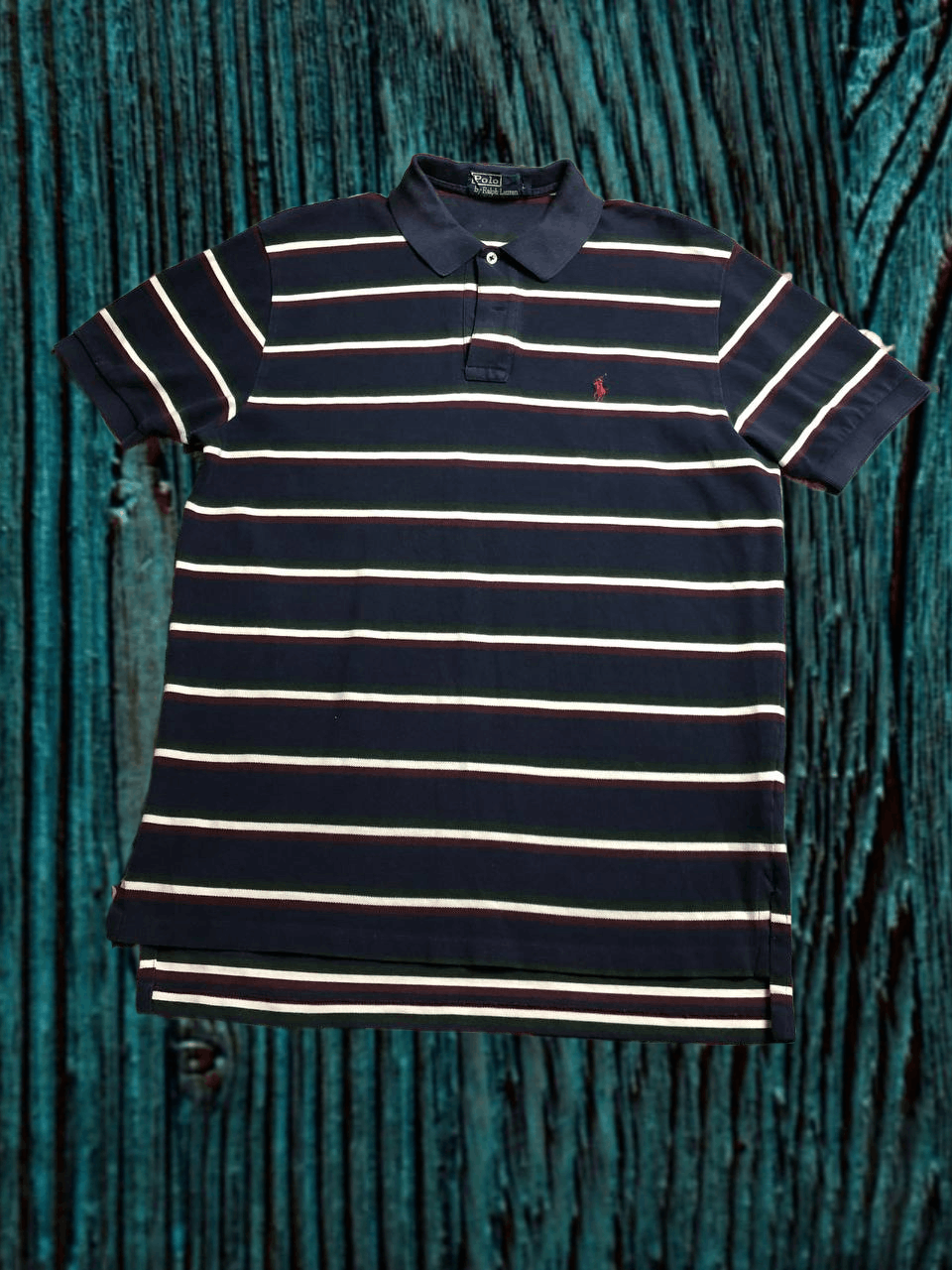 Polo Ralph Lauren Polo Ralph Lauren Striped Cotton Short Sleeve Polo Size US L / EU 52-54 / 3 - 1 Thumbnail