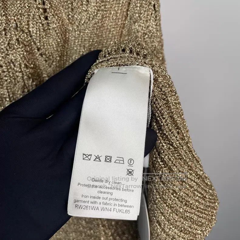 Louis Vuitton Louis Vuitton Linen brown knit cut-out crewneck sweater Size M / US 6-8 / IT 42-44 - 6 Thumbnail
