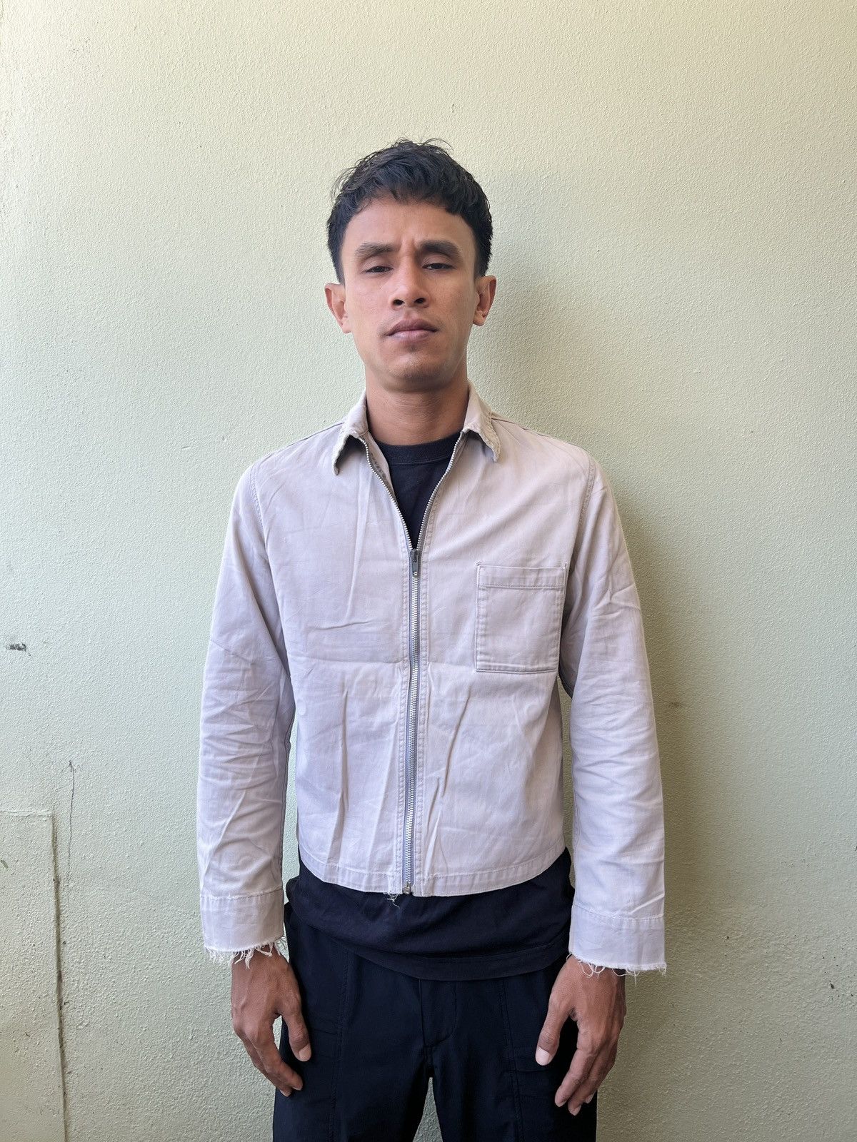 Helmut Lang 🔥 S00 Helmut Lang Distress Blouson Jacket Made In Italy Size US M / EU 48-50 / 2 - 17 Thumbnail