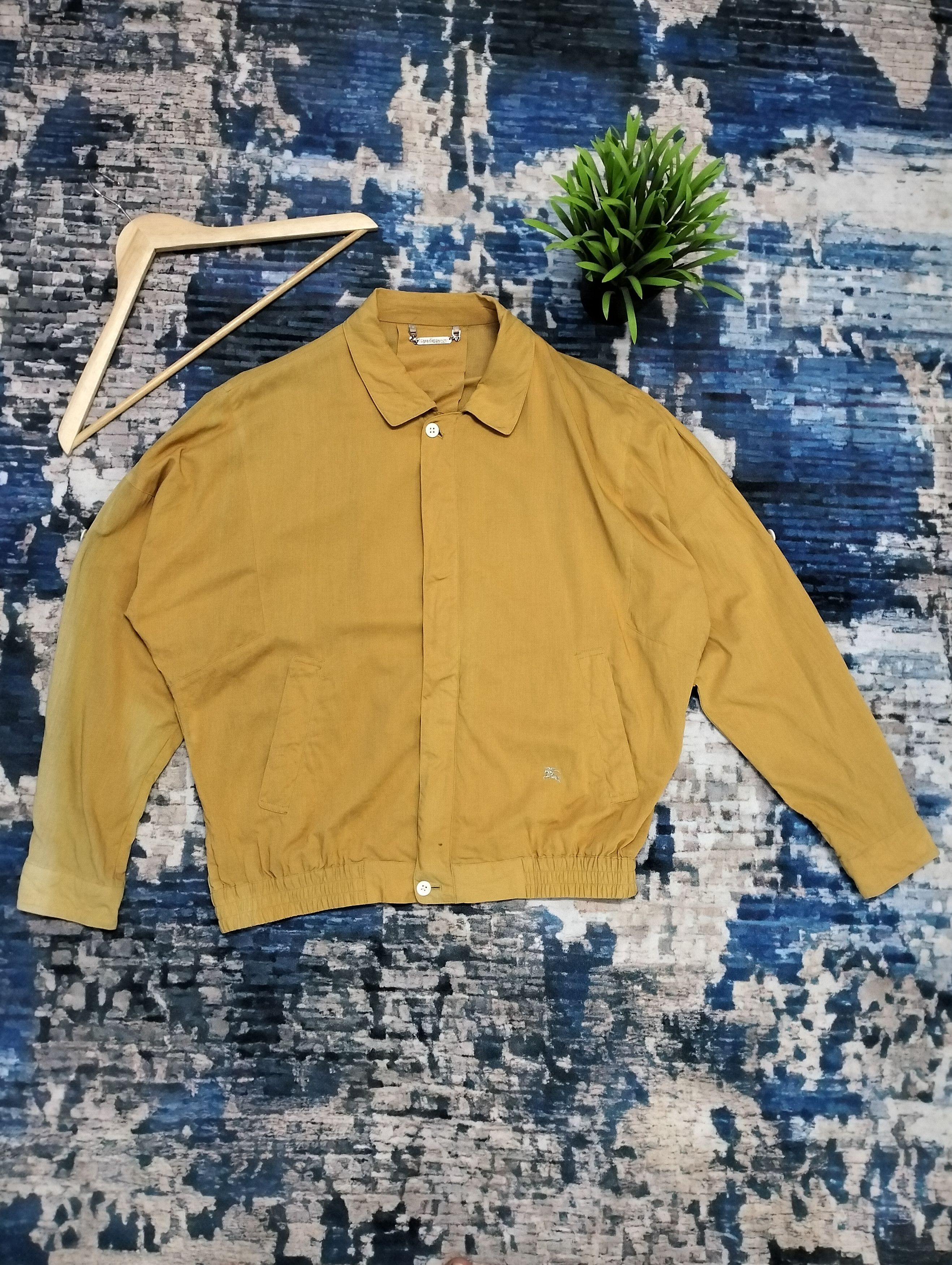 Vintage Burberrys sweater custom tie dye jacket